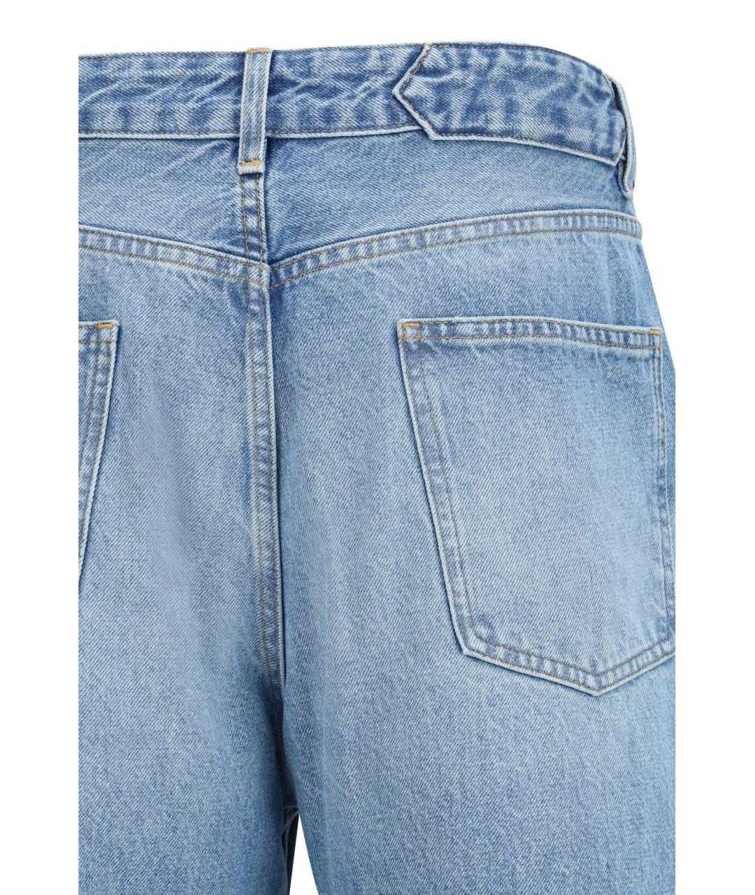 JACQUEMUS Синие прямые джинсы, фото 3