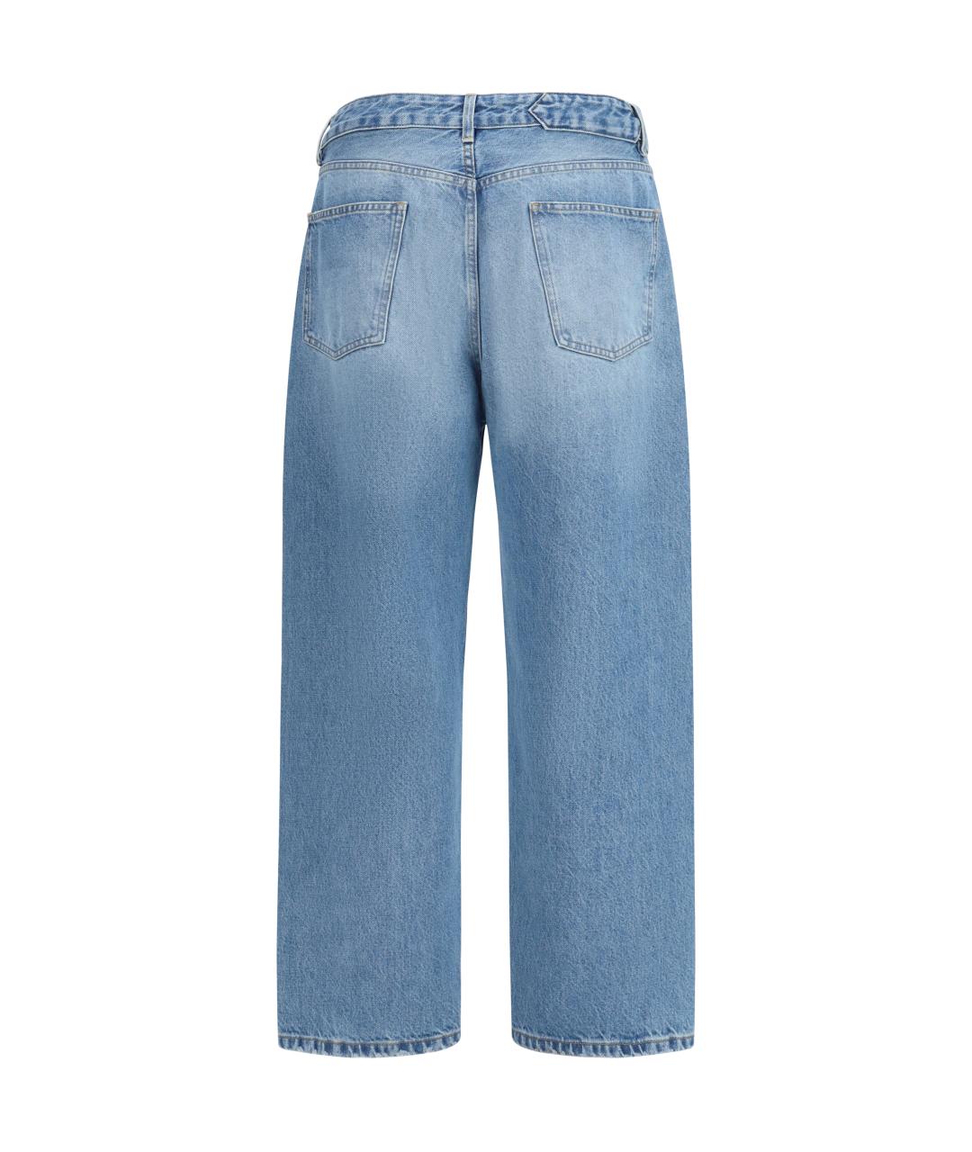 JACQUEMUS Синие прямые джинсы, фото 2