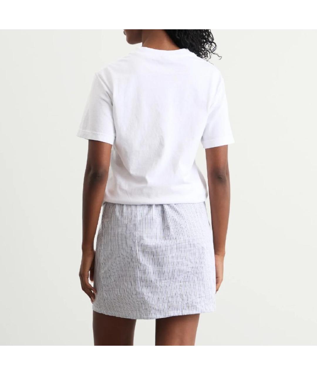 SPORTY AND RICH Белая хлопковая футболка, фото 5
