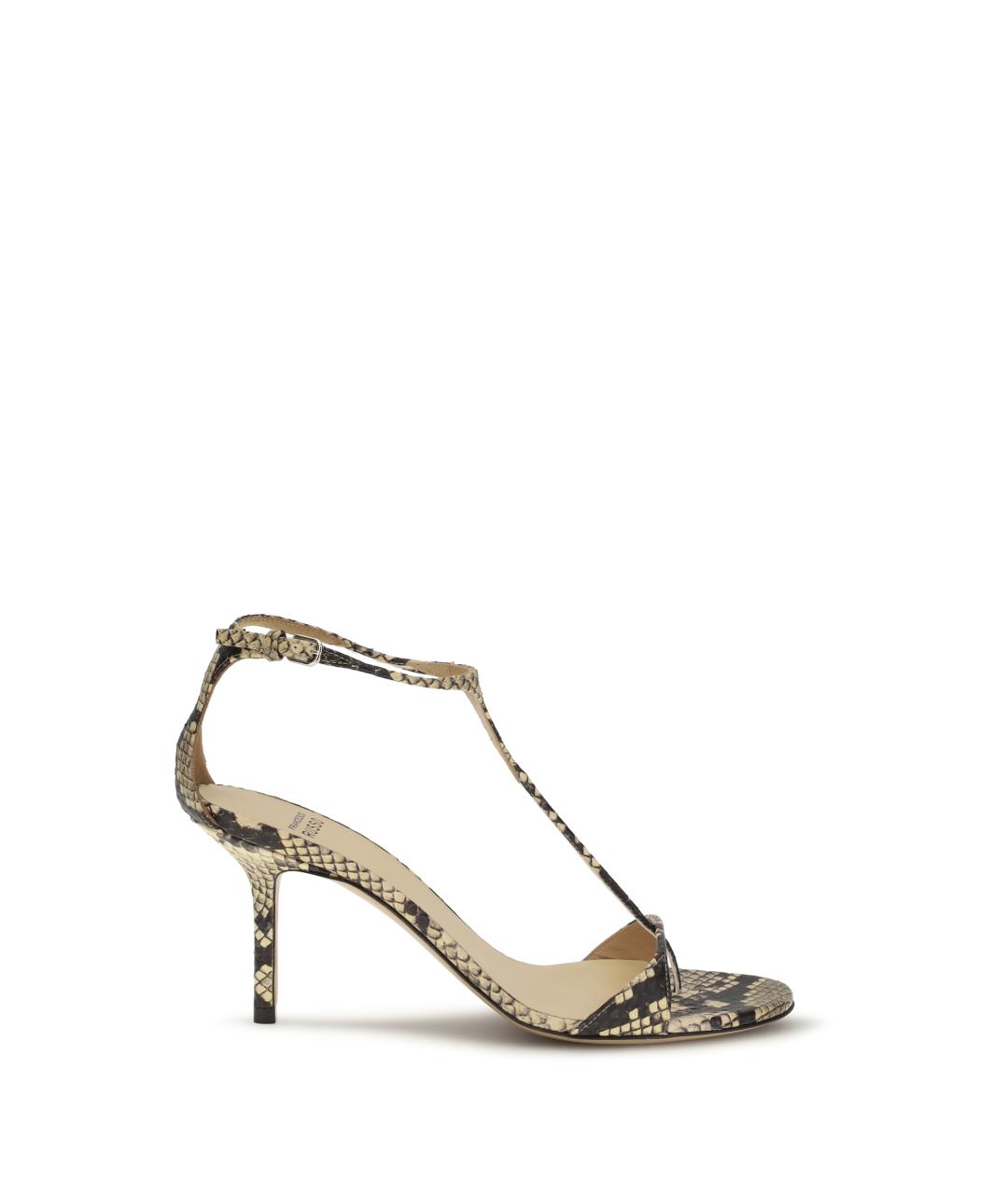 FRANCESCO RUSSO Мульти кожаные сандалии, фото 1