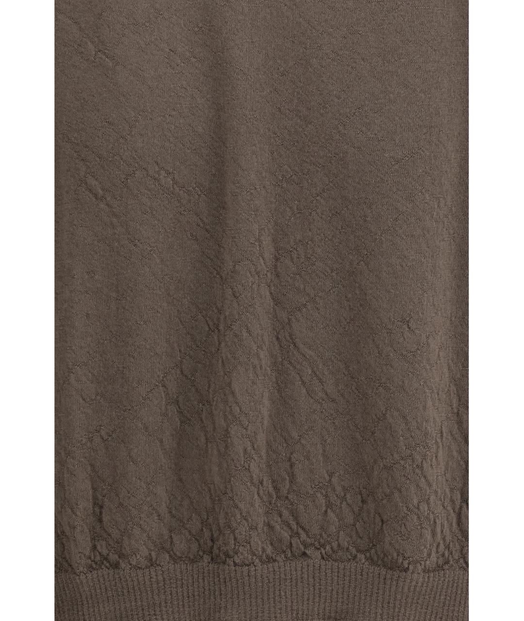 RICK OWENS Коричневый шерстяной джемпер / свитер, фото 3