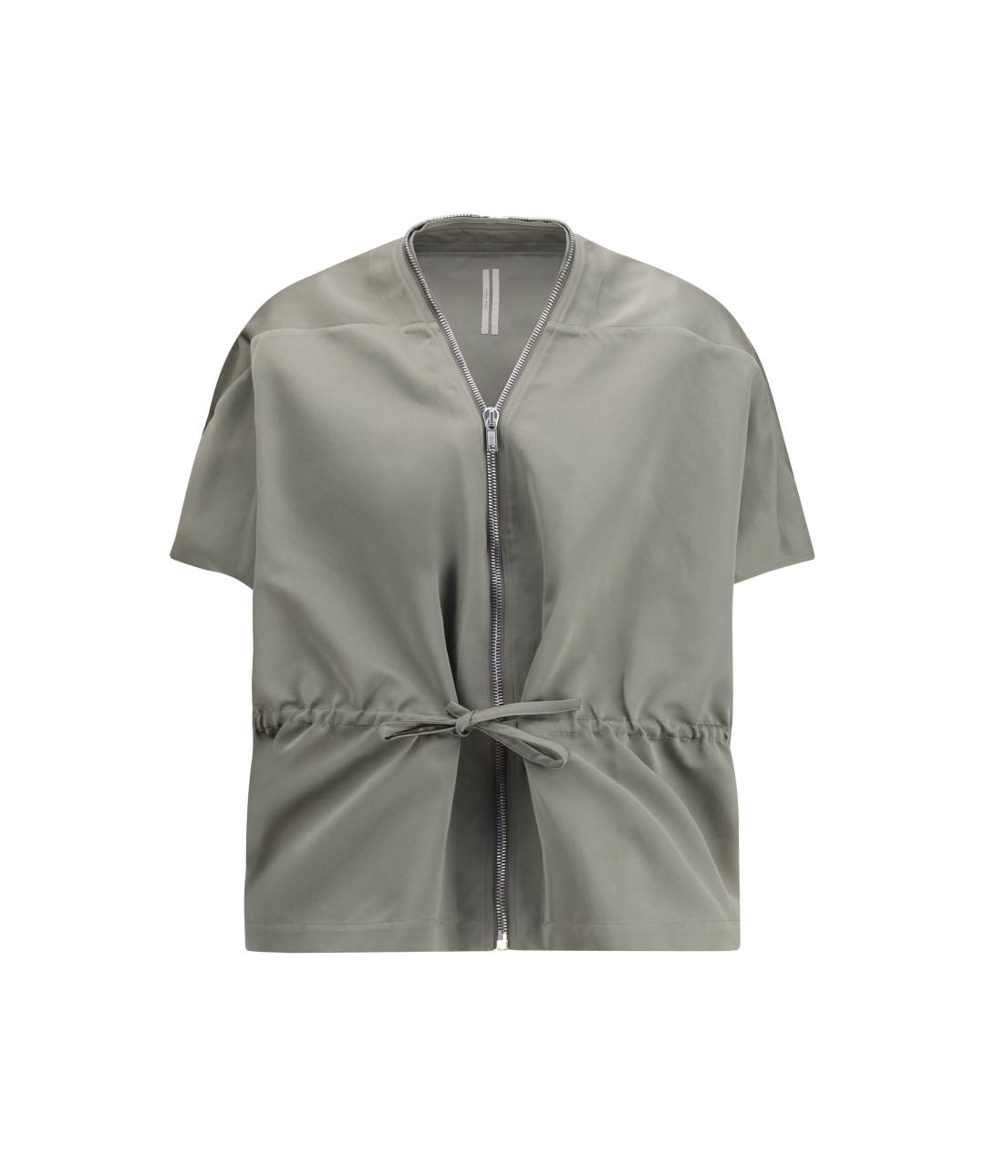 RICK OWENS Серая полиэстеровая куртка, фото 1