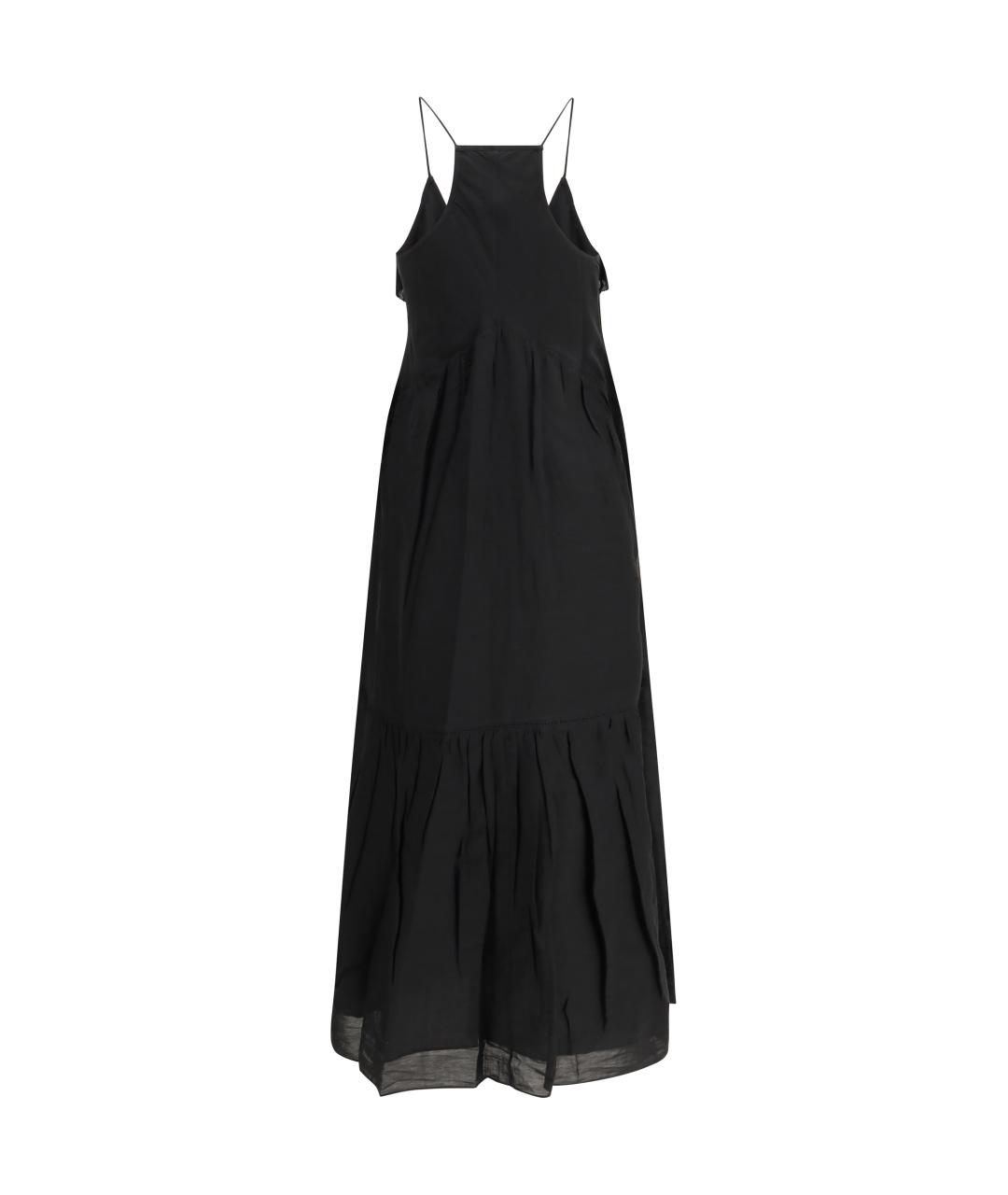 ISABEL MARANT ETOILE Черное хлопковое вечернее платье, фото 2