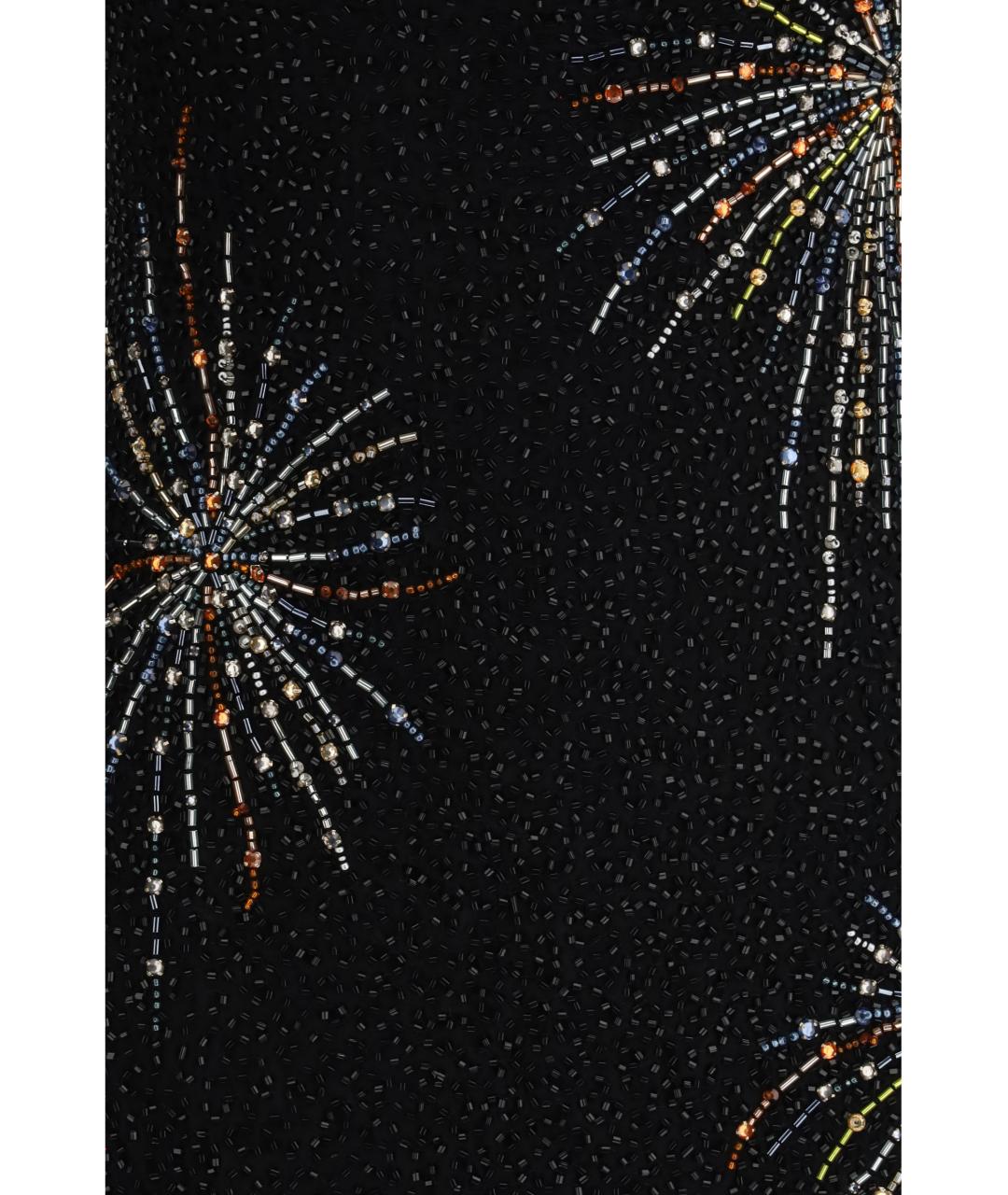 STAUD Черное полиамидовое коктейльное платье, фото 3