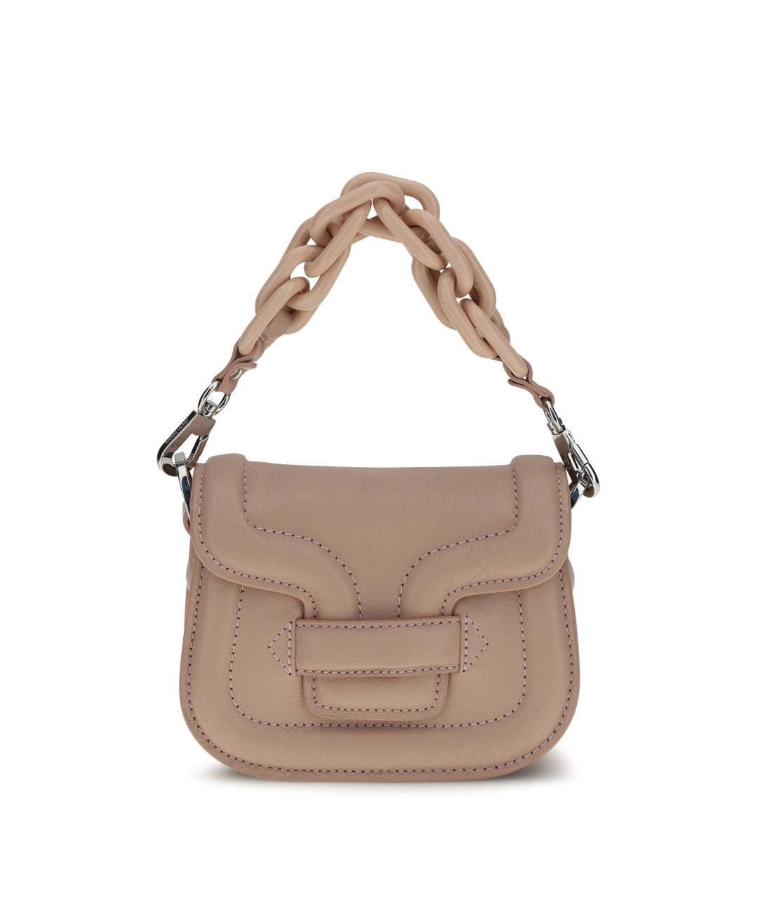 PIERRE HARDY Розовая кожаная сумка через плечо, фото 1