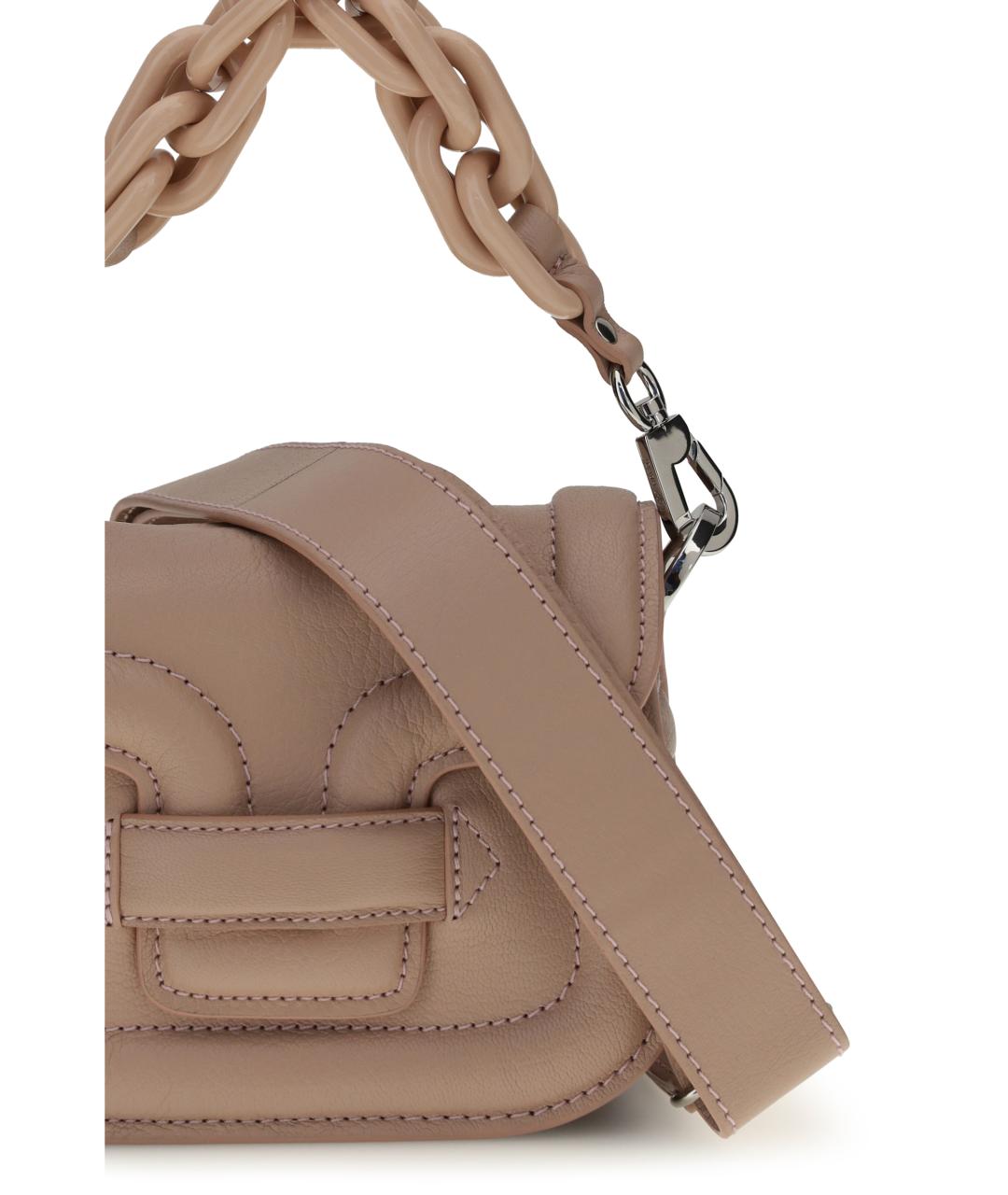 PIERRE HARDY Розовая кожаная сумка через плечо, фото 4