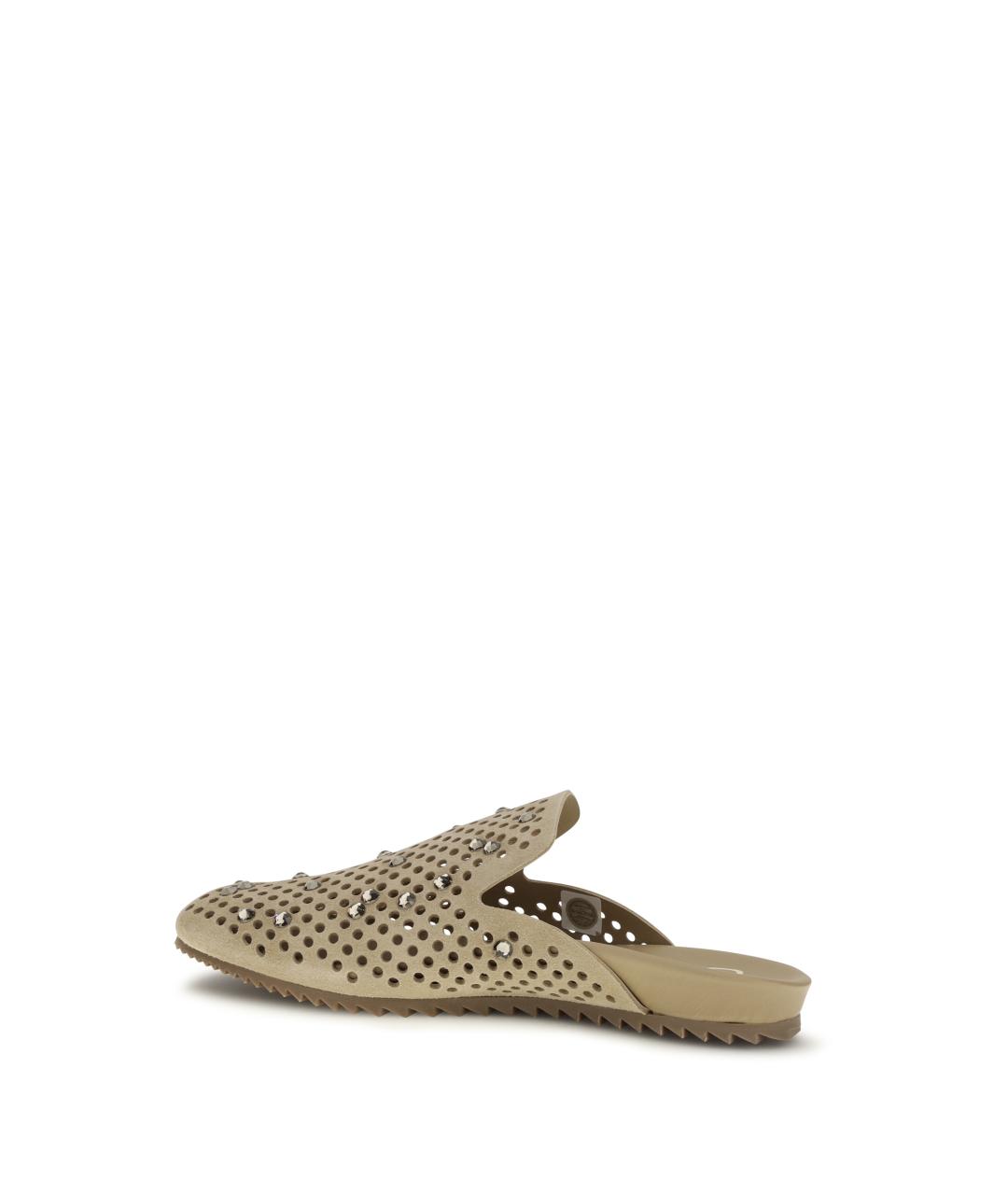 PEDRO GARCÍA Бежевые кожаные мюли, фото 3