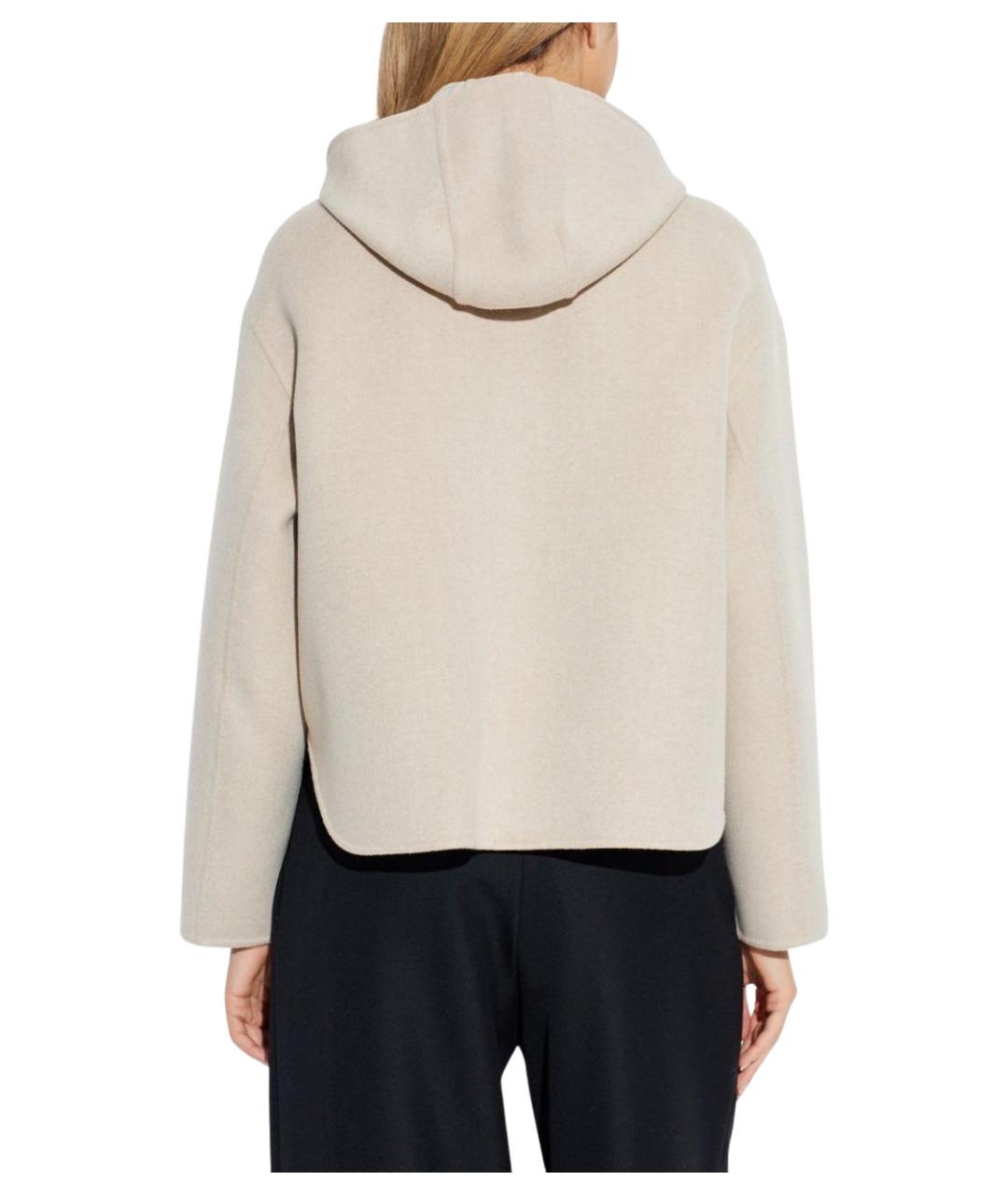 FENDI Бежевая шерстяная куртка, фото 4