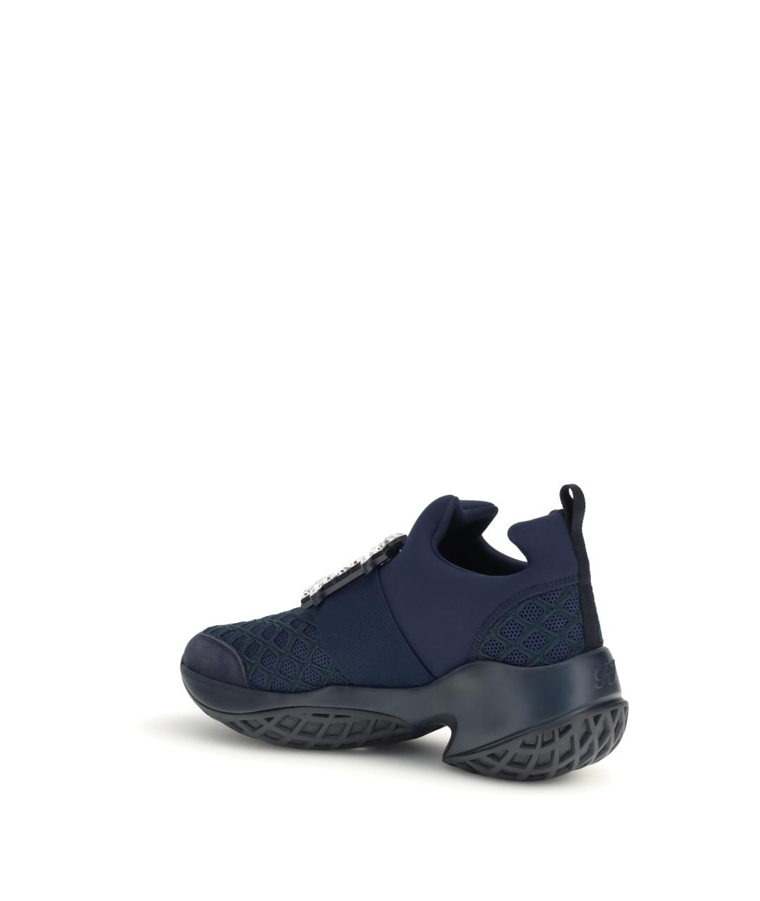 ROGER VIVIER Темно-синие кроссовки, фото 3