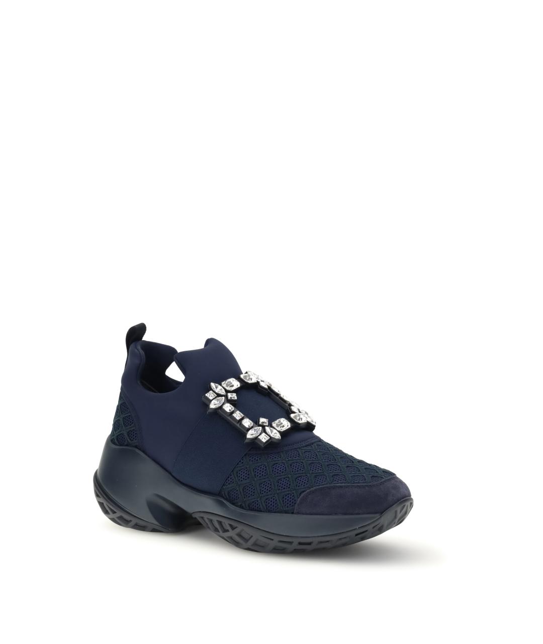 ROGER VIVIER Темно-синие кроссовки, фото 2