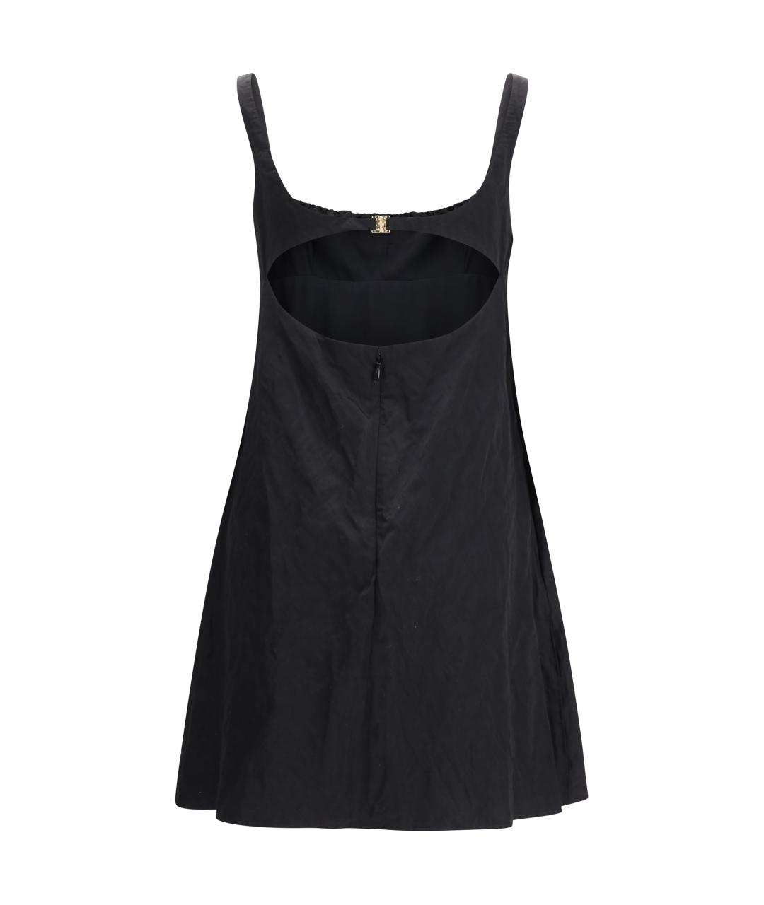 CHLOE Черное хлопковое повседневное платье, фото 2