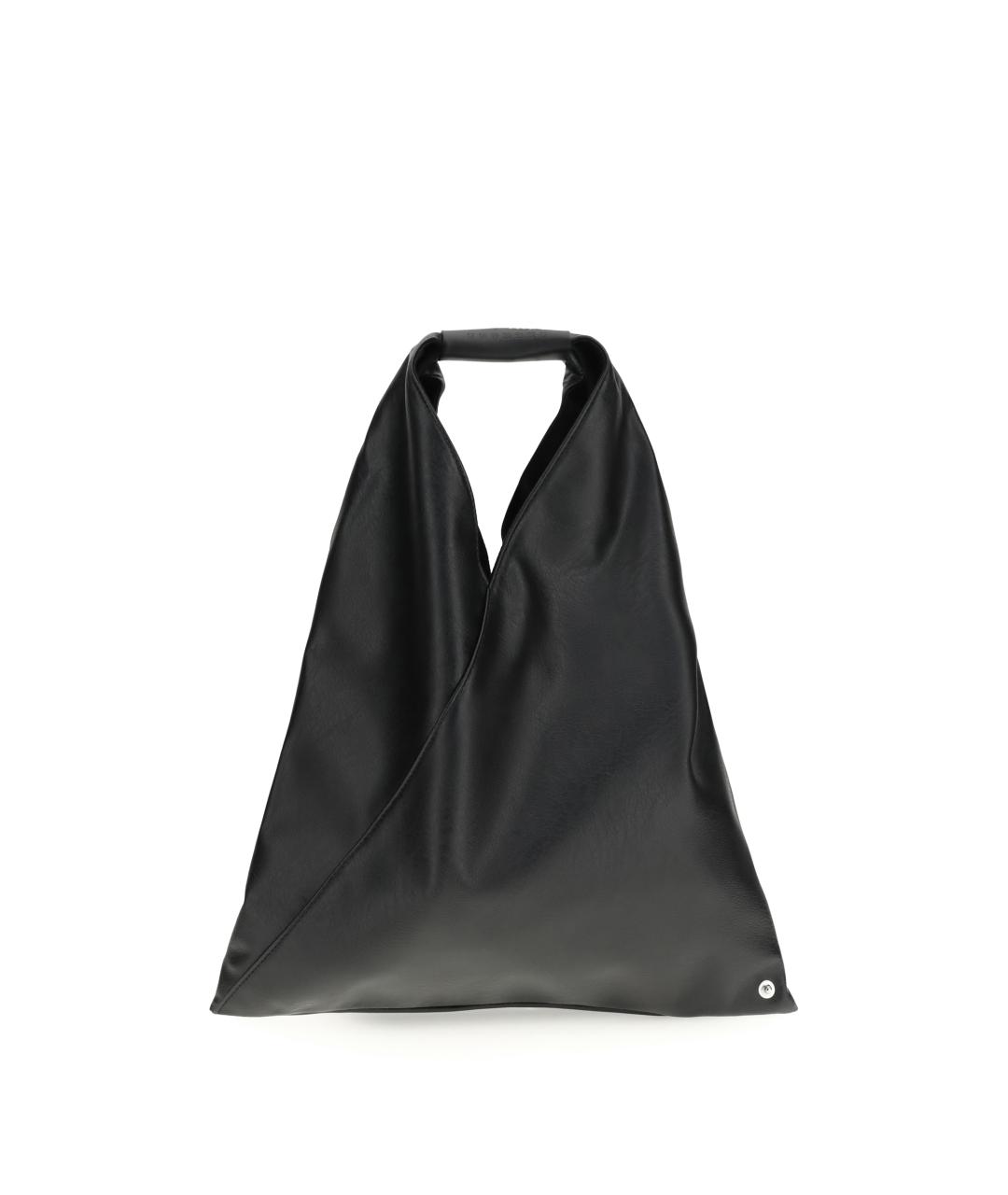 MM6 MAISON MARGIELA Черная сумка с короткими ручками из искусственной кожи, фото 1