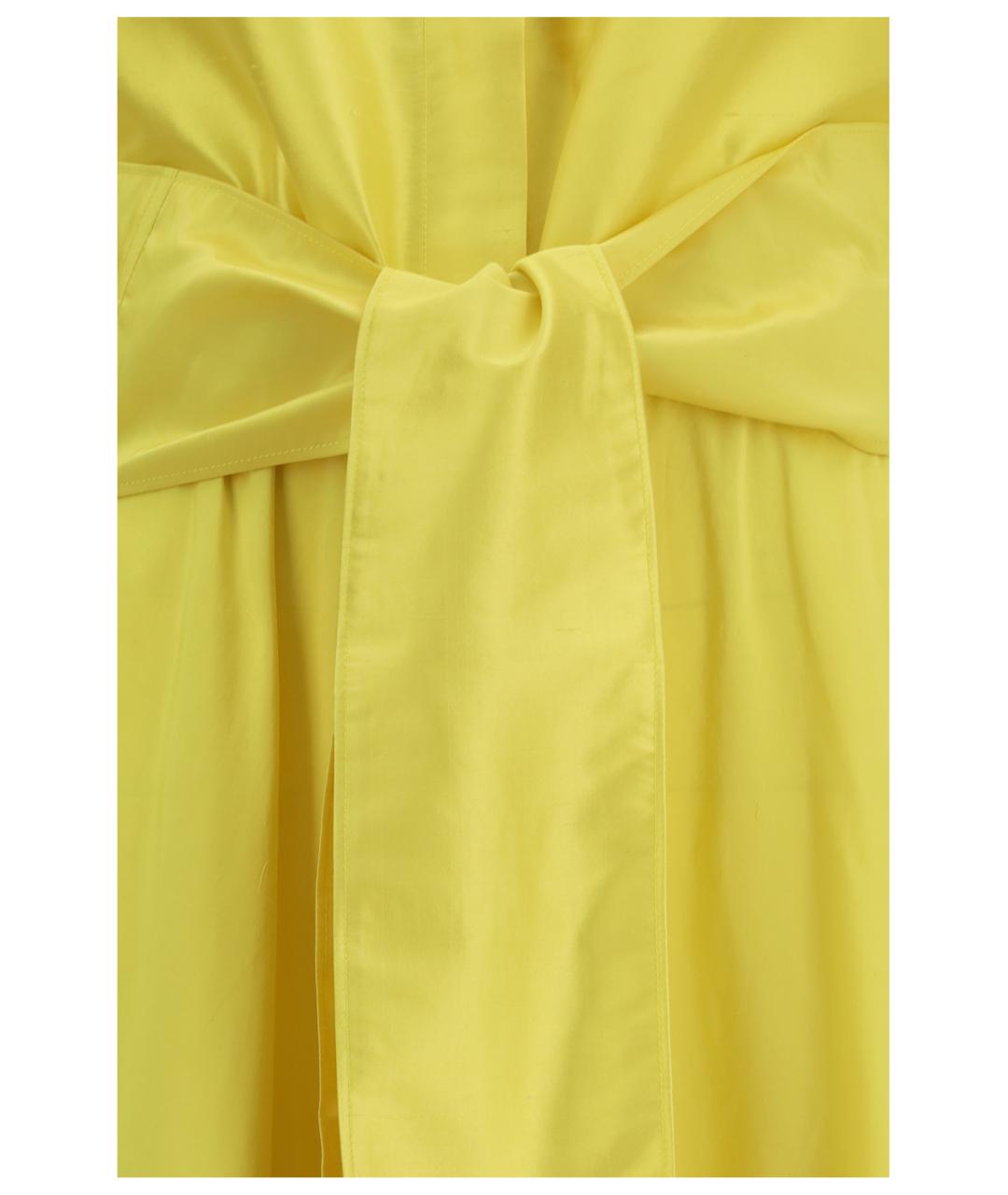 SARA ROKA Желтое полиэстеровое повседневное платье, фото 3