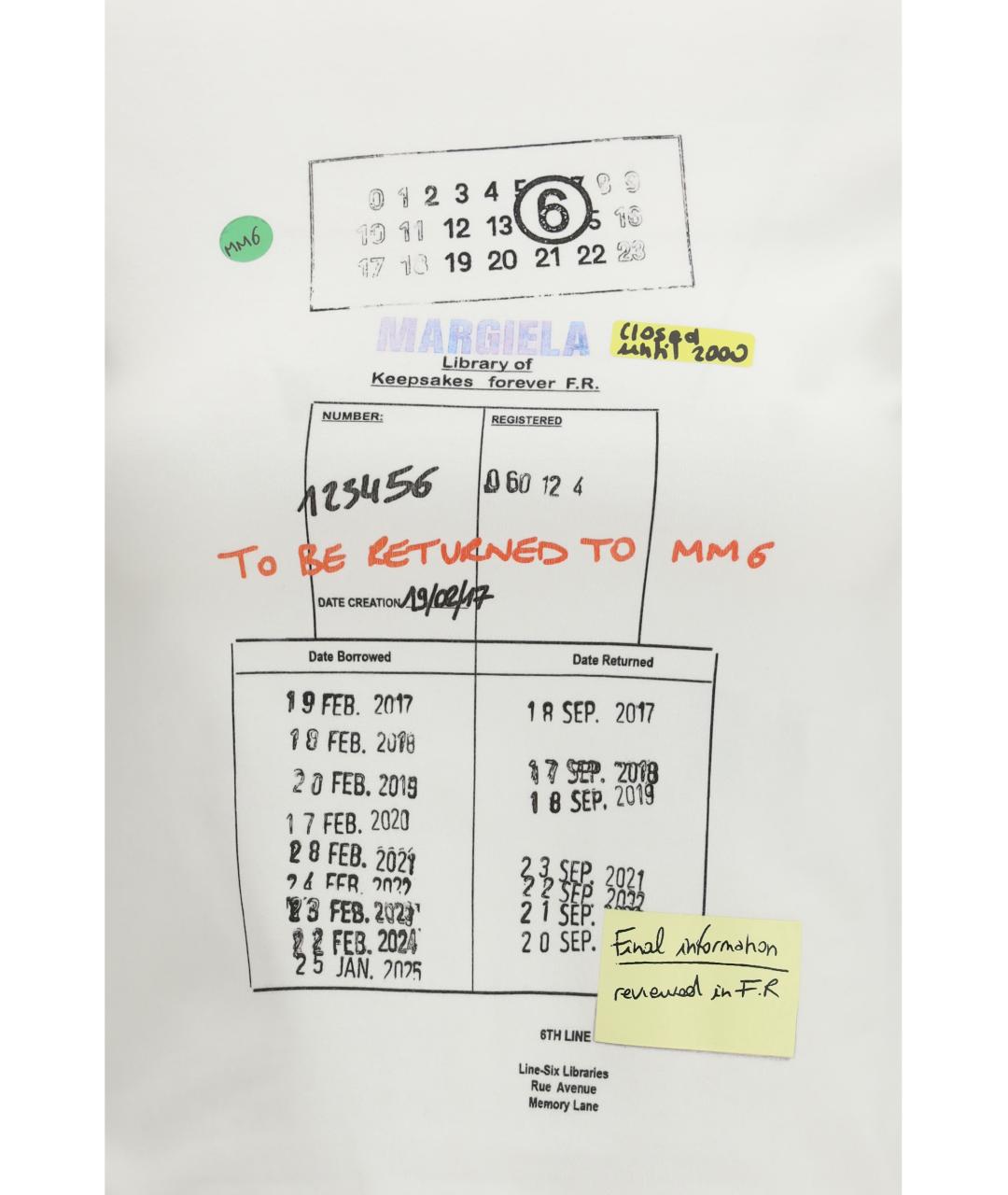 MM6 MAISON MARGIELA Белая хлопковая футболка, фото 3