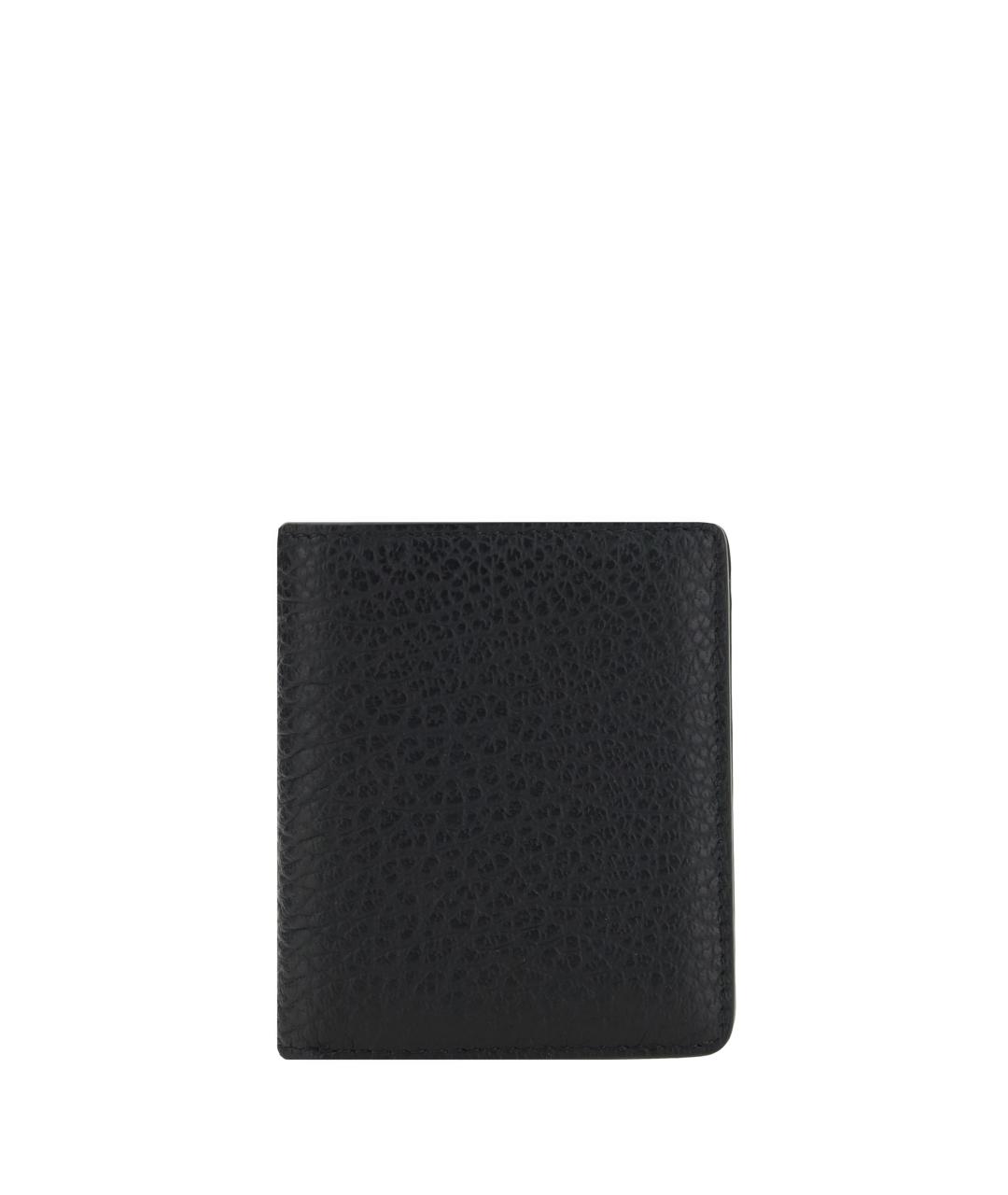 MAISON MARGIELA Черный кожаный кошелек, фото 1