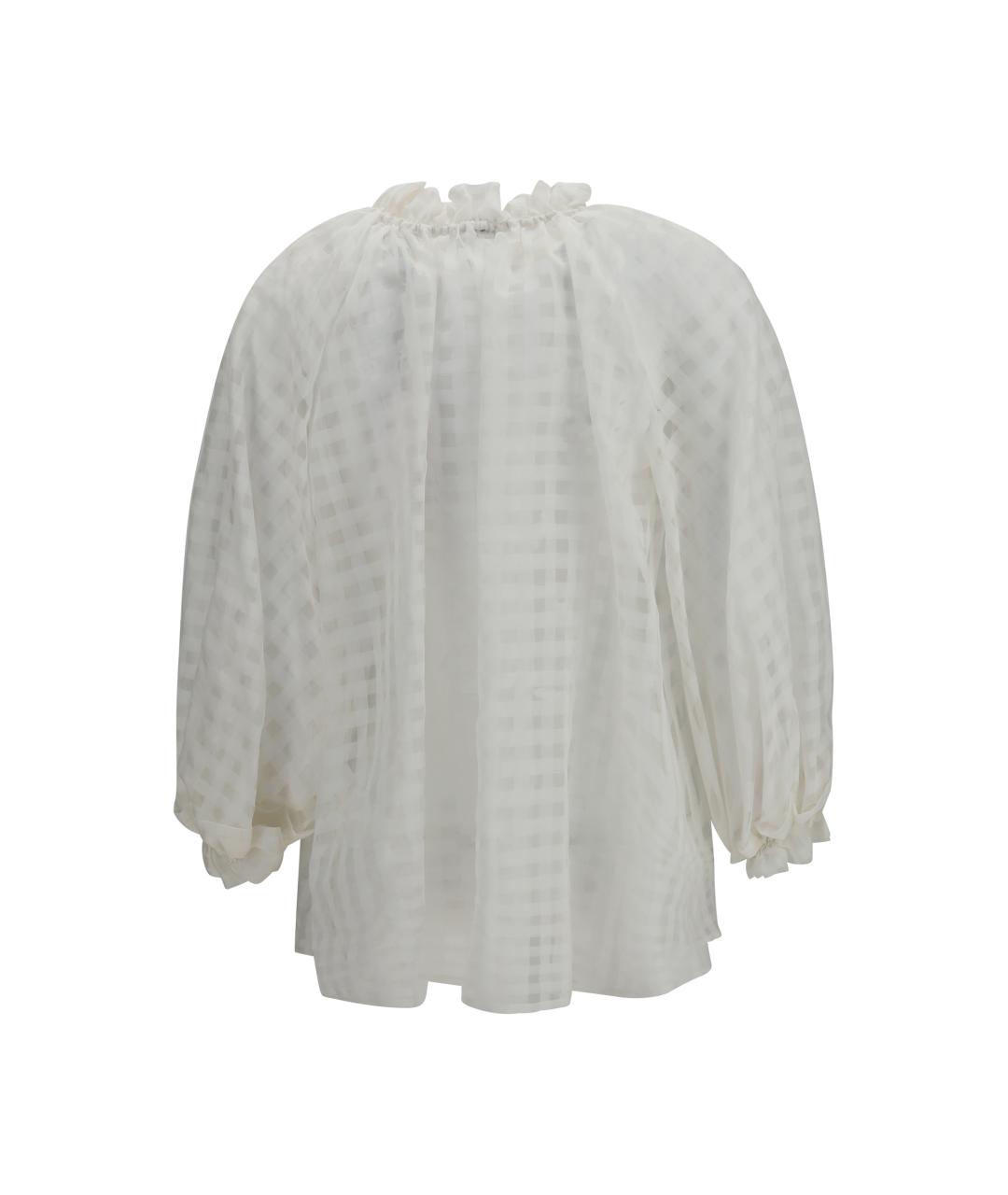 SARA ROKA Белая хлопковая блузы, фото 2