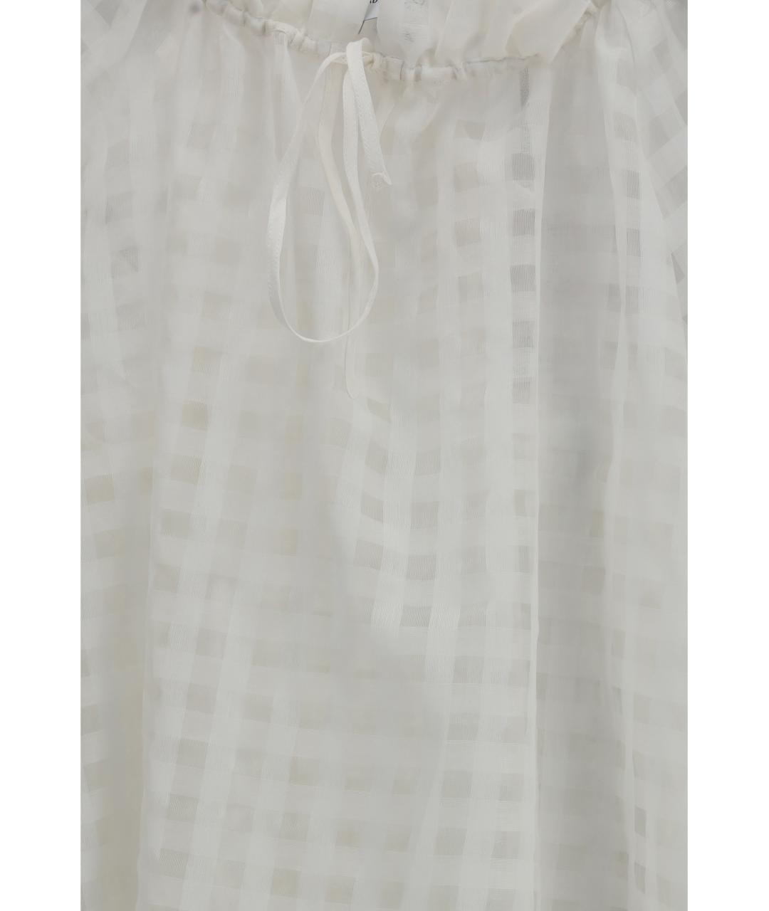 SARA ROKA Белая хлопковая блузы, фото 3