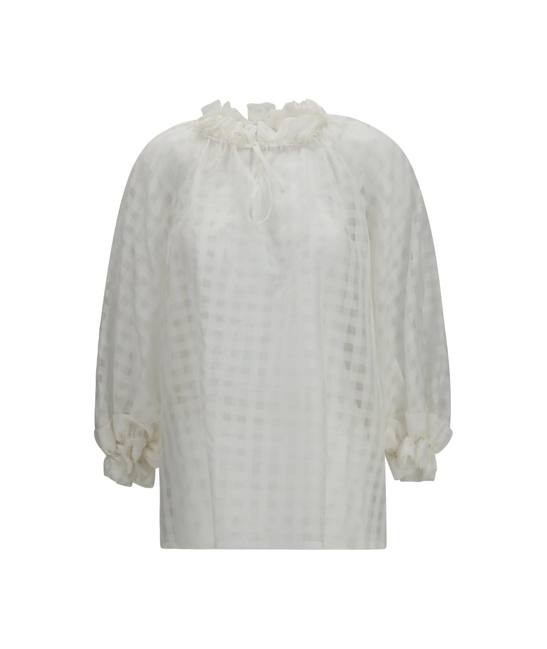 SARA ROKA Белая хлопковая блузы, фото 1