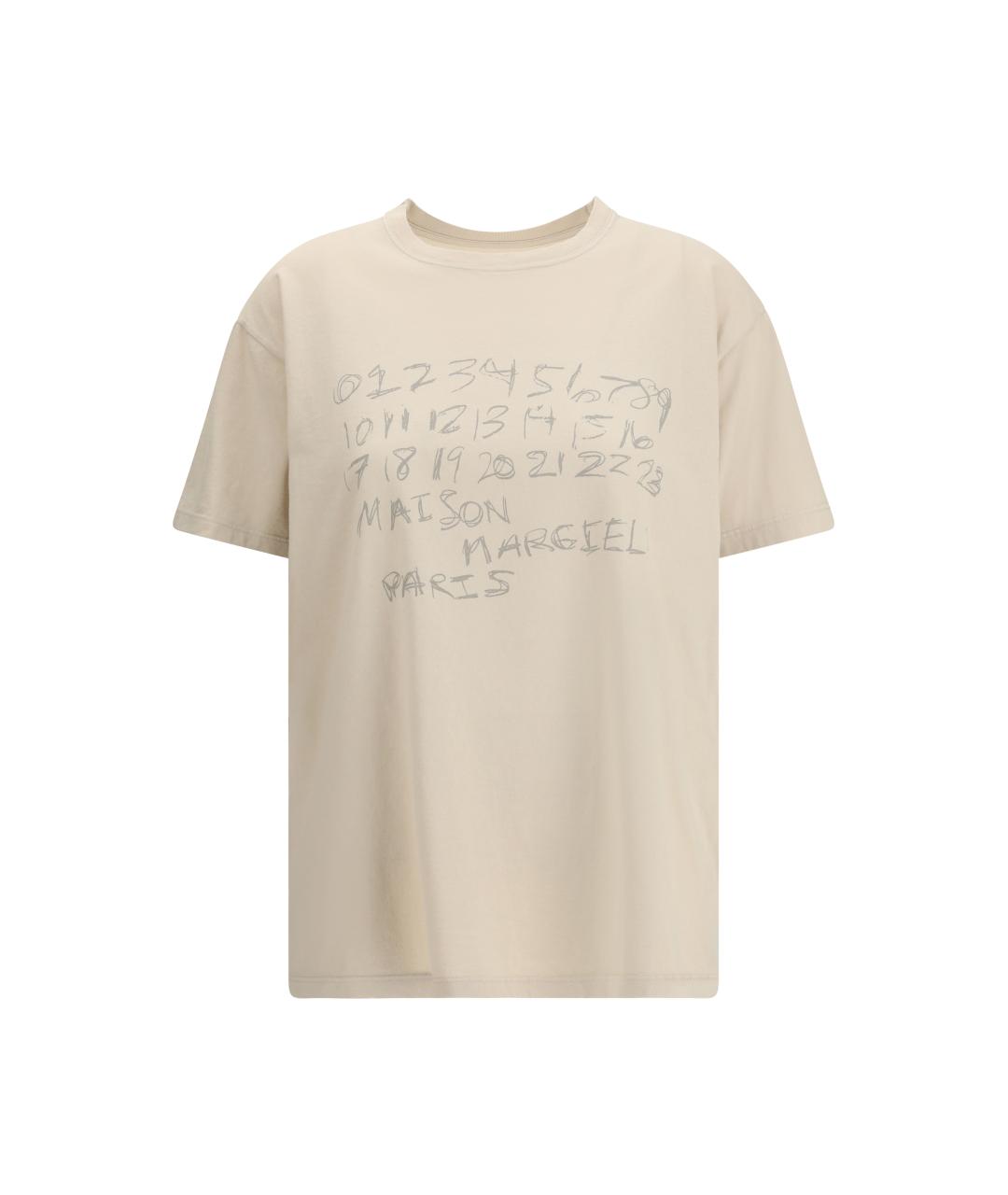 MAISON MARGIELA Белая хлопковая футболка, фото 1