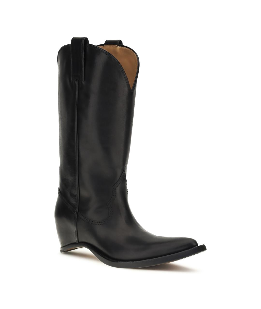 MAISON MARGIELA Черные кожаные ботинки, фото 2