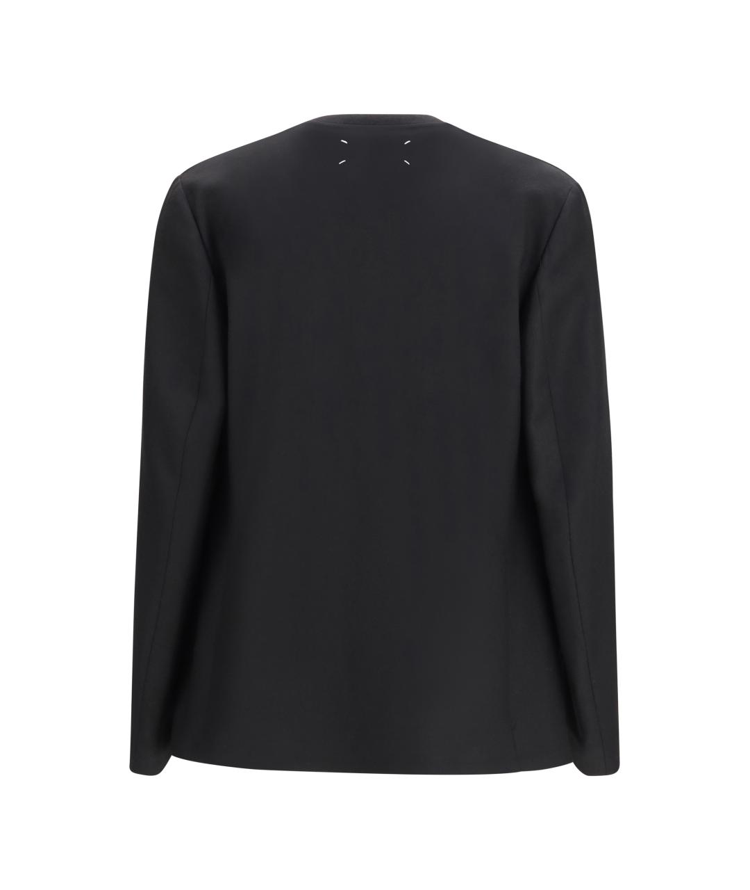 MAISON MARGIELA Черный шерстяной пиджак, фото 2