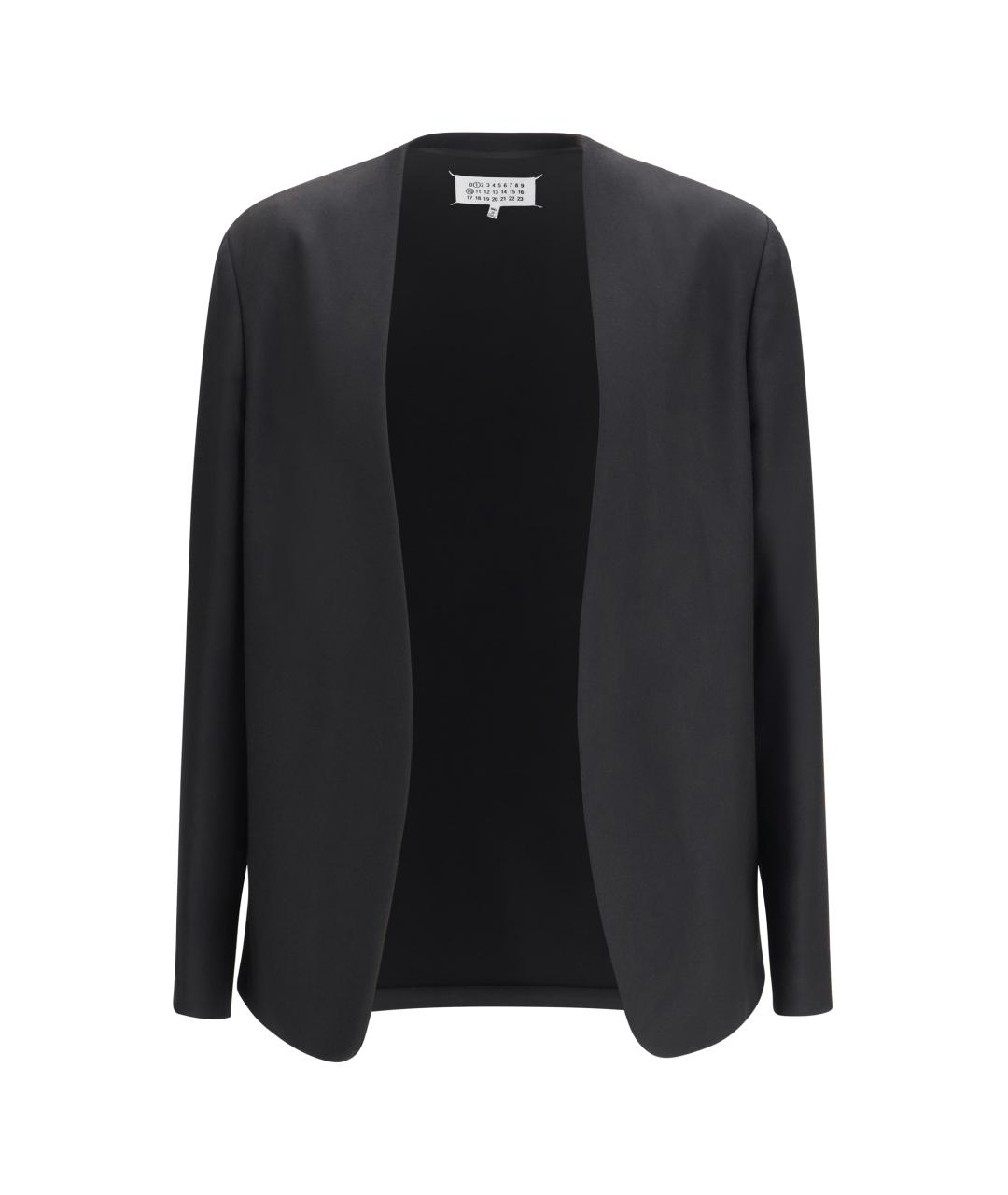 MAISON MARGIELA Черный шерстяной пиджак, фото 1