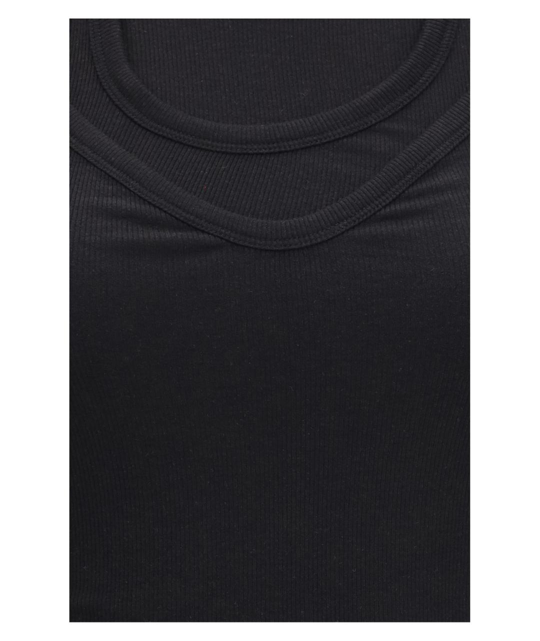 ALAINPAUL Черная майка, фото 3