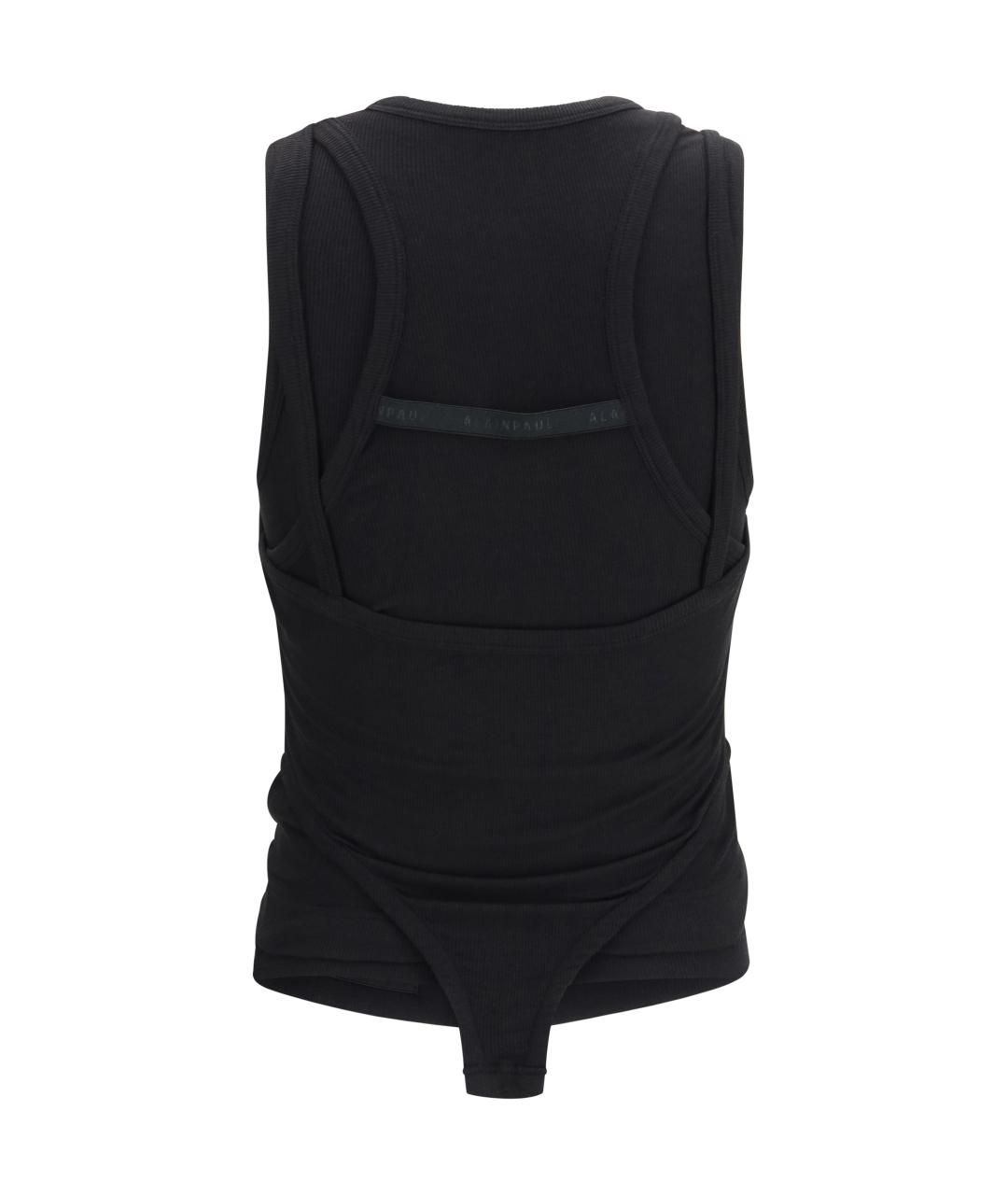 ALAINPAUL Черная майка, фото 2