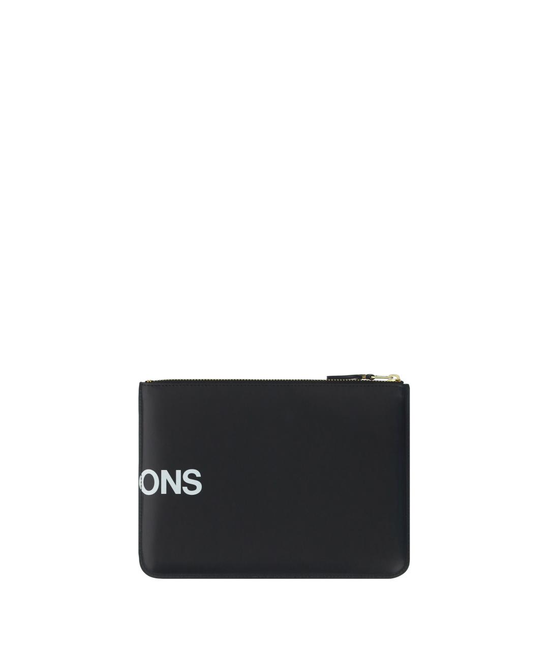 COMME DES GARÇONS Черный кожаный кошелек, фото 2