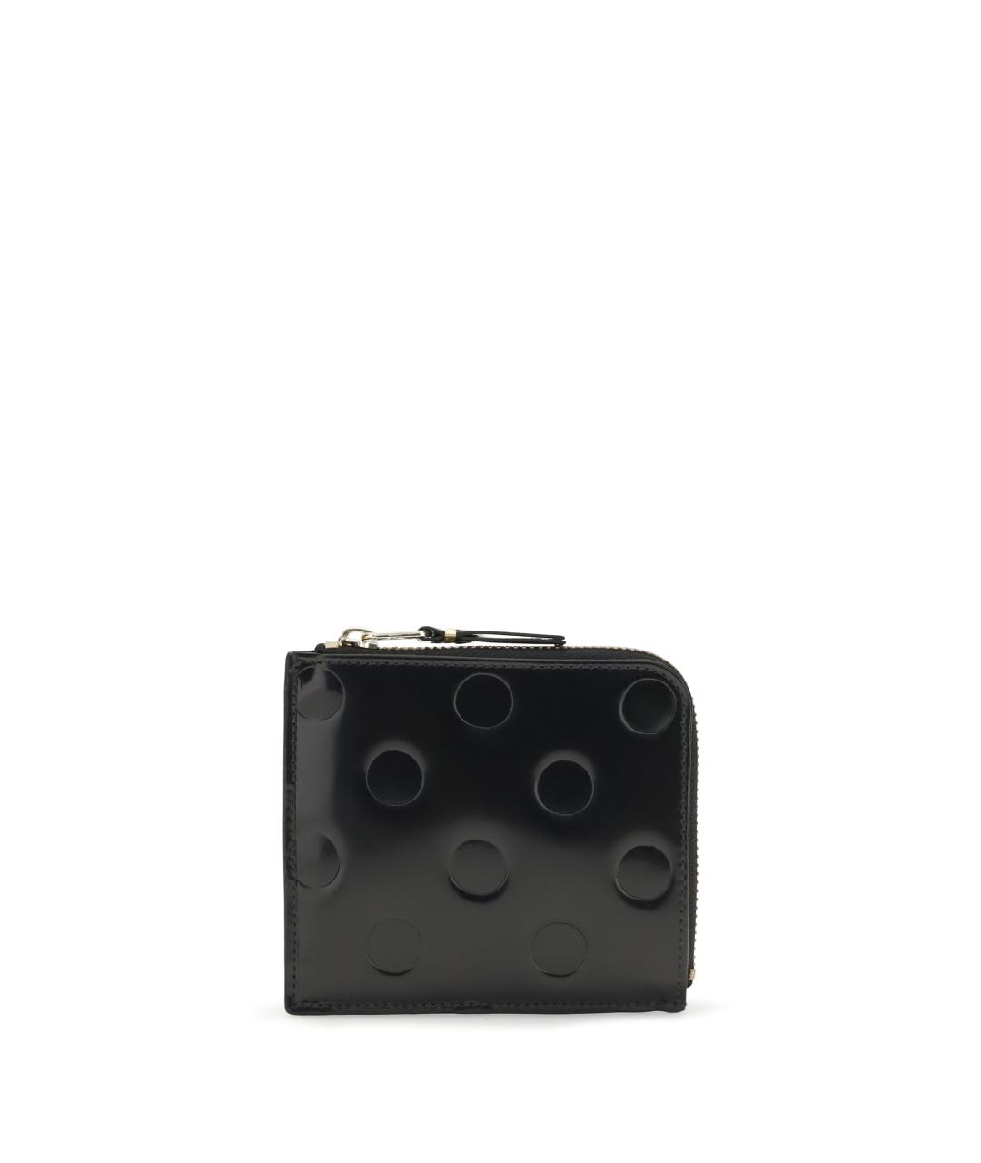 COMME DES GARÇONS WALLET Черный кожаный кардхолдер, фото 1