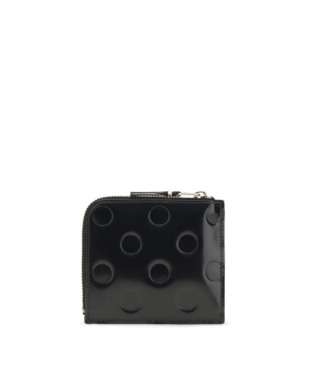 COMME DES GARÇONS WALLET Черный кожаный кардхолдер, фото 2