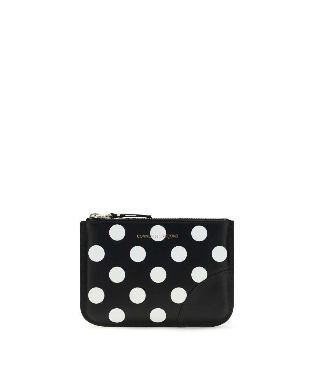 COMME DES GARÇONS WALLET Черный кожаный кардхолдер, фото 1