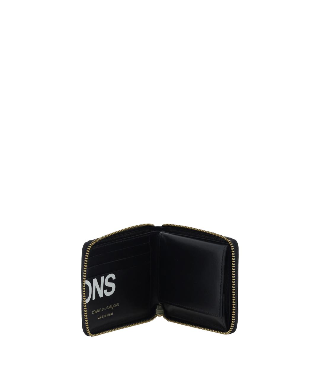 COMME DES GARÇONS WALLET Черный кожаный кошелек, фото 3