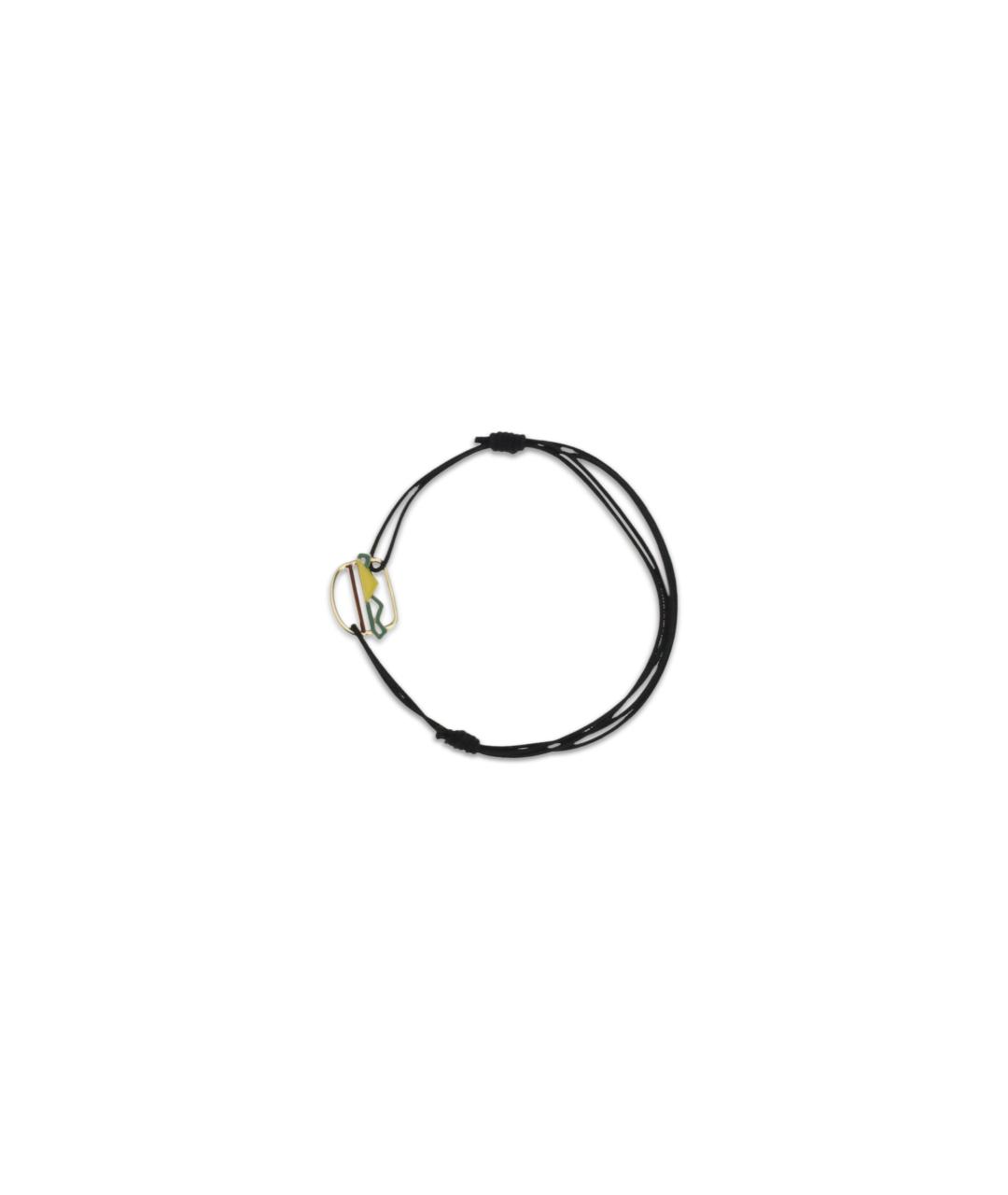 ALIITA Черный браслет из желтого золота, фото 2