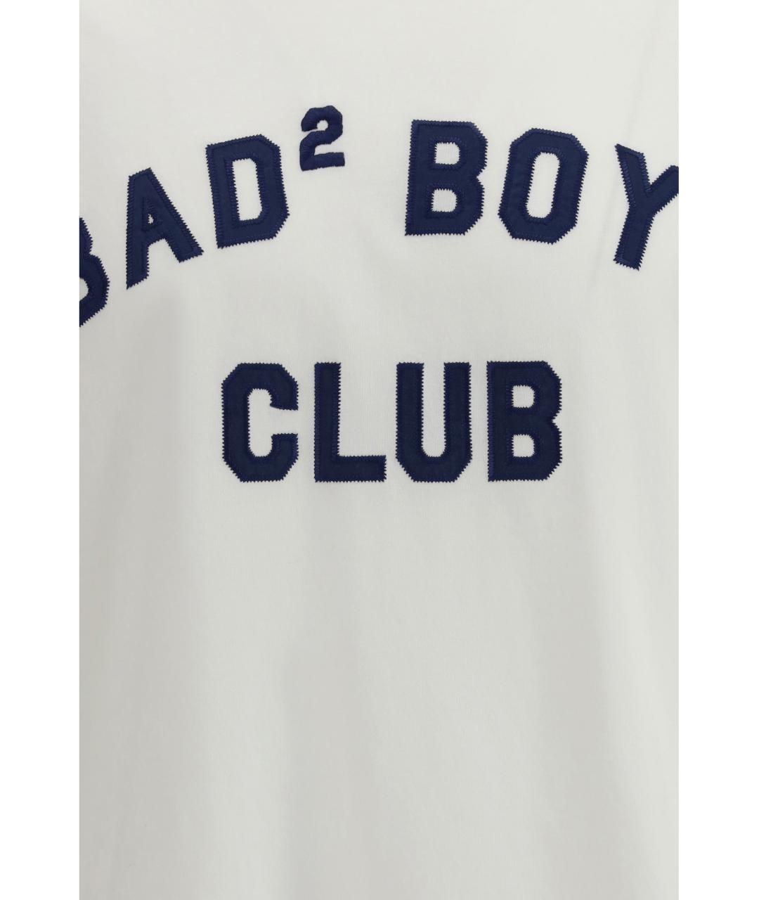 DSQUARED2 Белая хлопковая футболка, фото 3