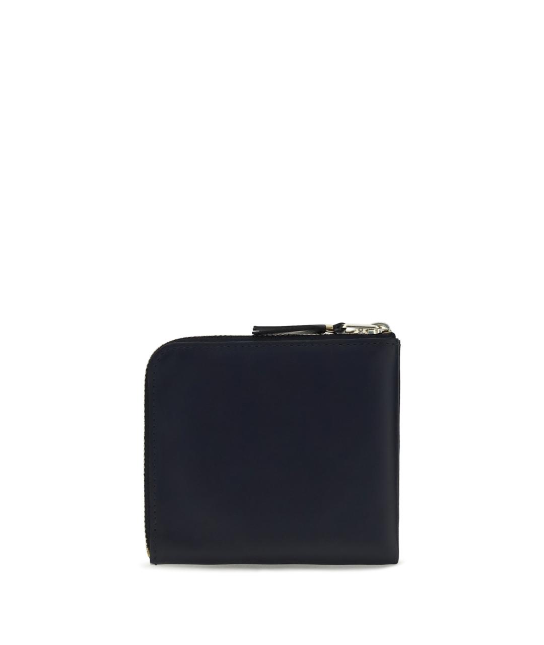 COMME DES GARÇONS WALLET Темно-синий кожаный кошелек, фото 2