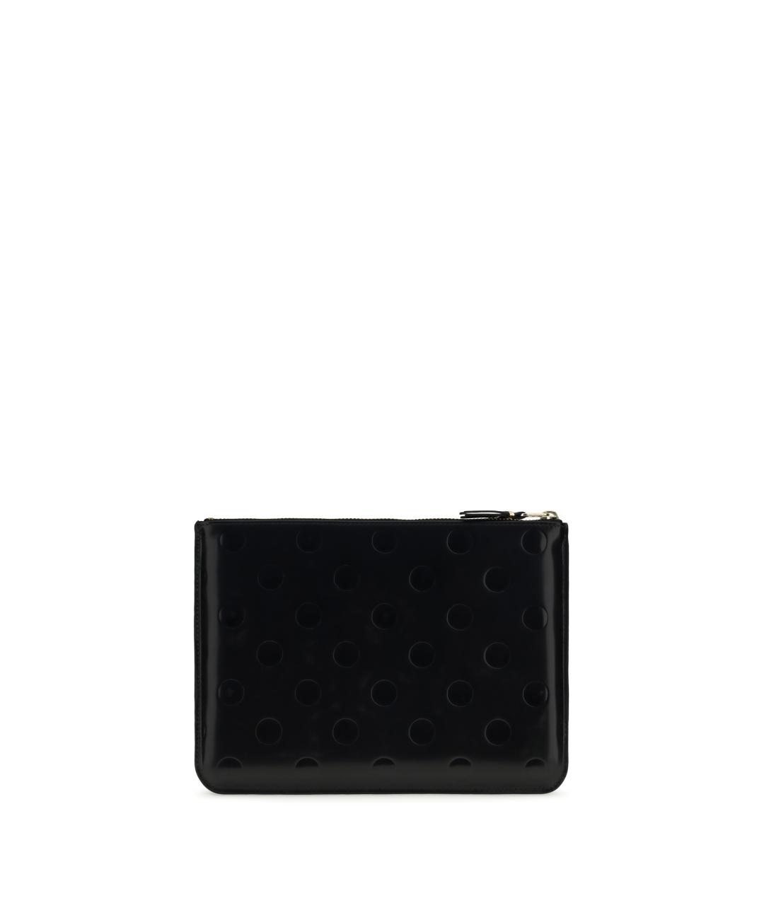 COMME DES GARÇONS WALLET Черный кожаный кошелек, фото 2
