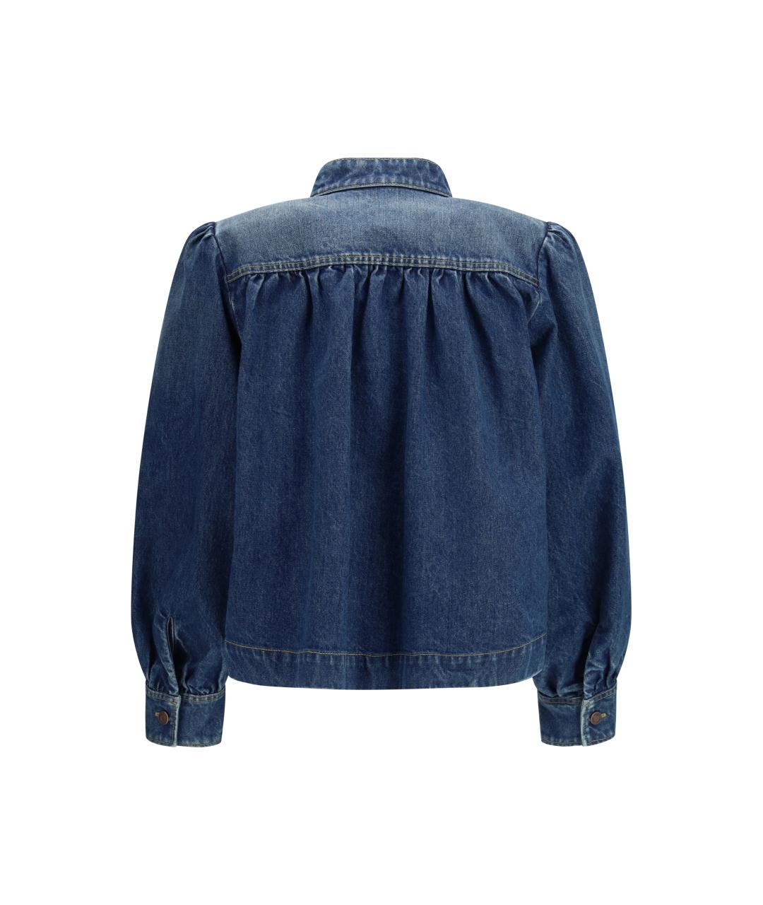 CHLOE Темно-синяя хлопковая куртка, фото 2