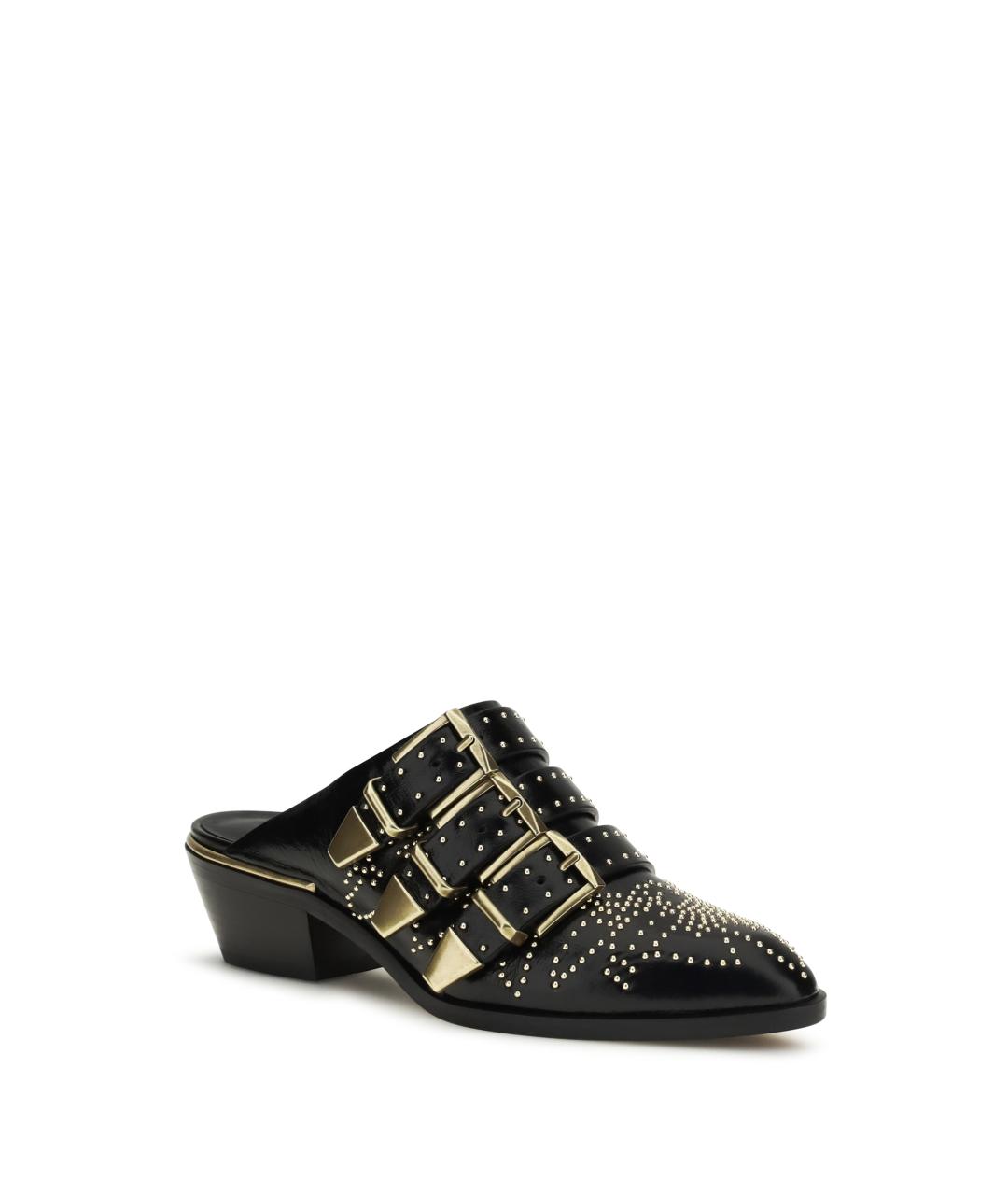 CHLOE Черные кожаные сандалии, фото 2