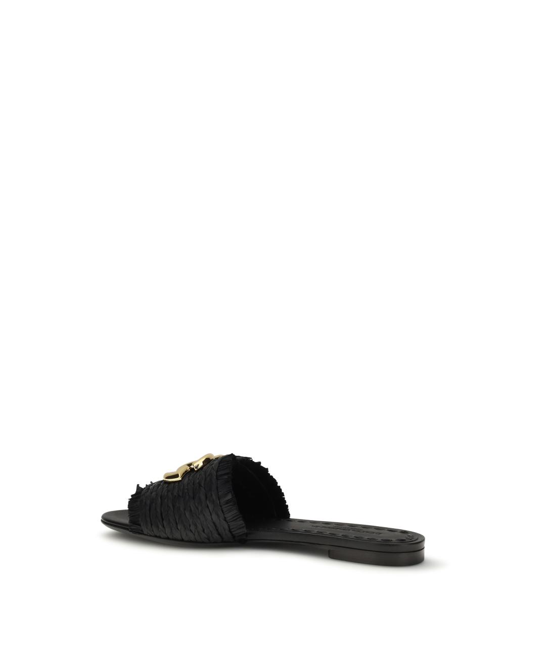 DOLCE&GABBANA Черные шлепанцы, фото 3