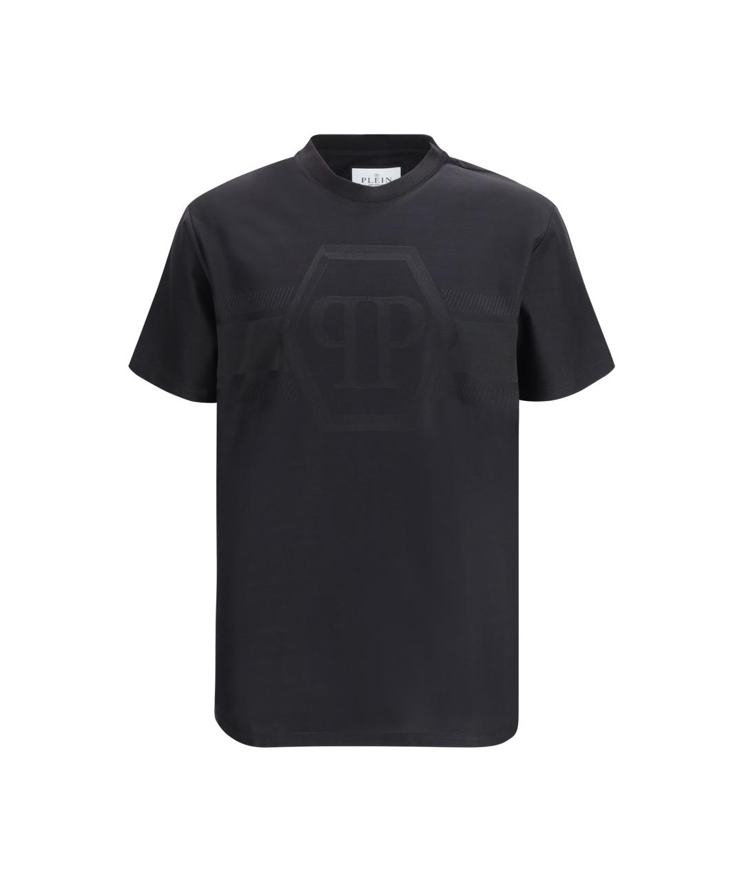 PHILIPP PLEIN Черная хлопковая футболка, фото 4