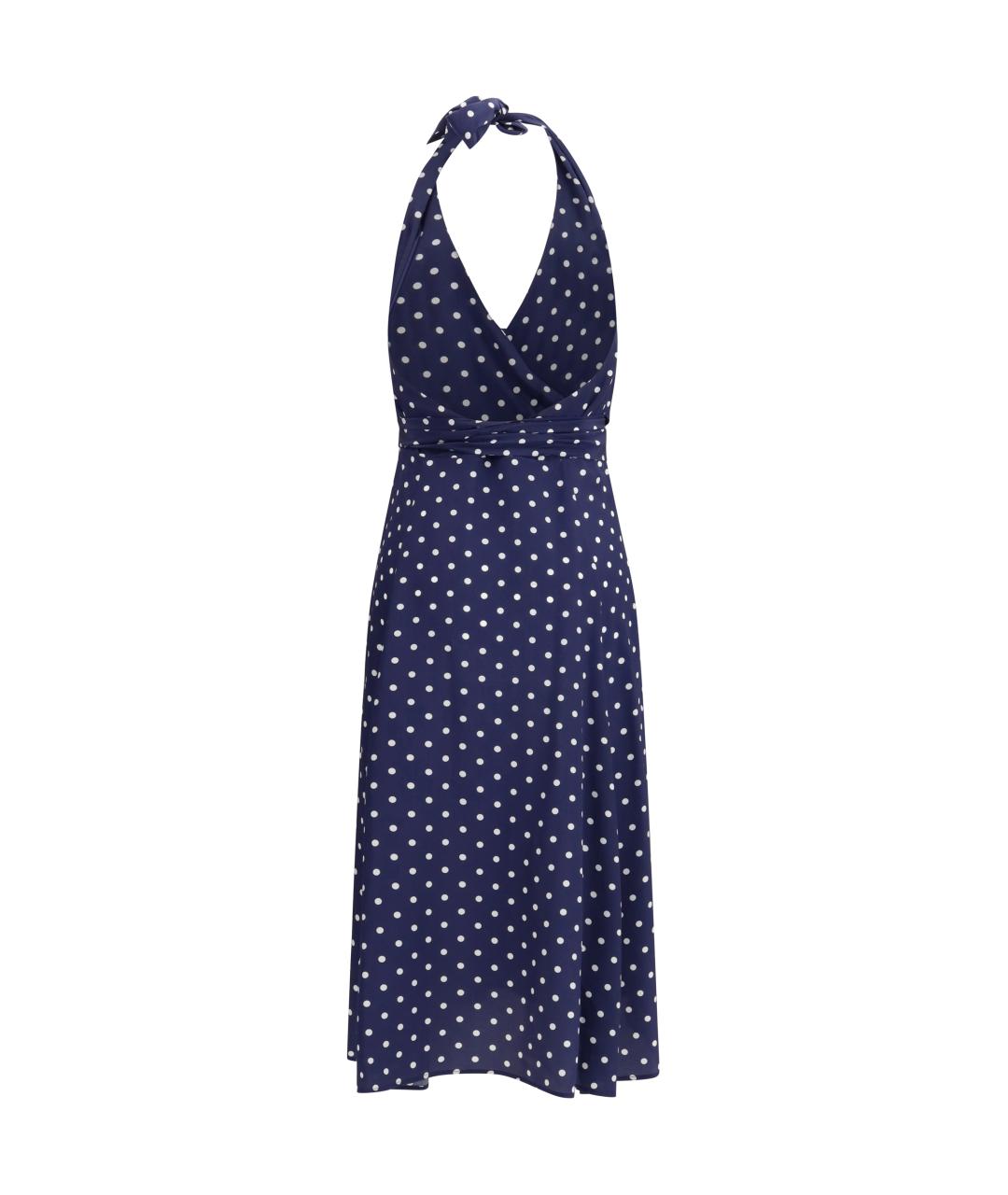 P.A.R.O.S.H. Синий шелковый сарафан, фото 2