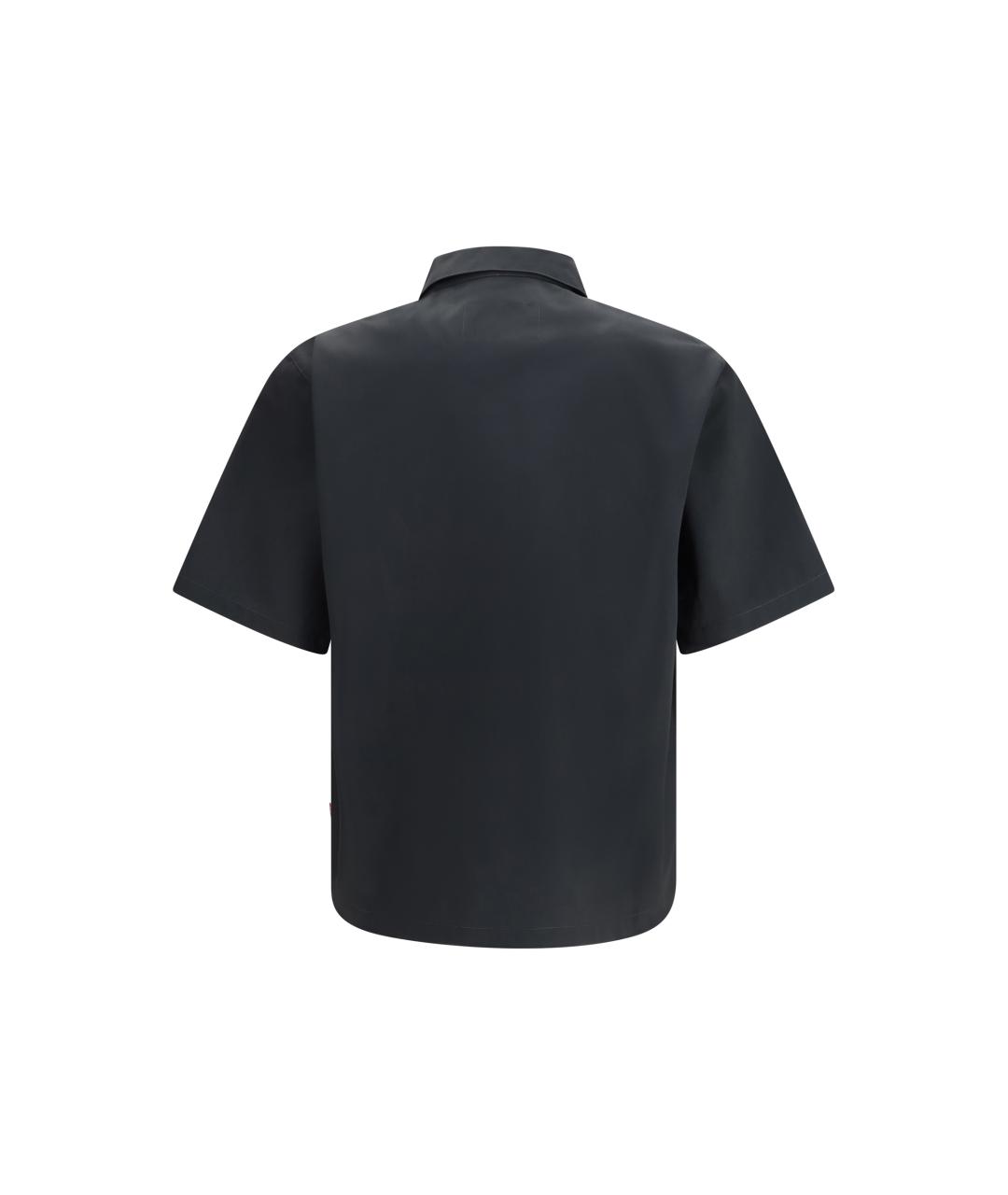 GR10K Антрацитовая хлопковая классическая рубашка, фото 2