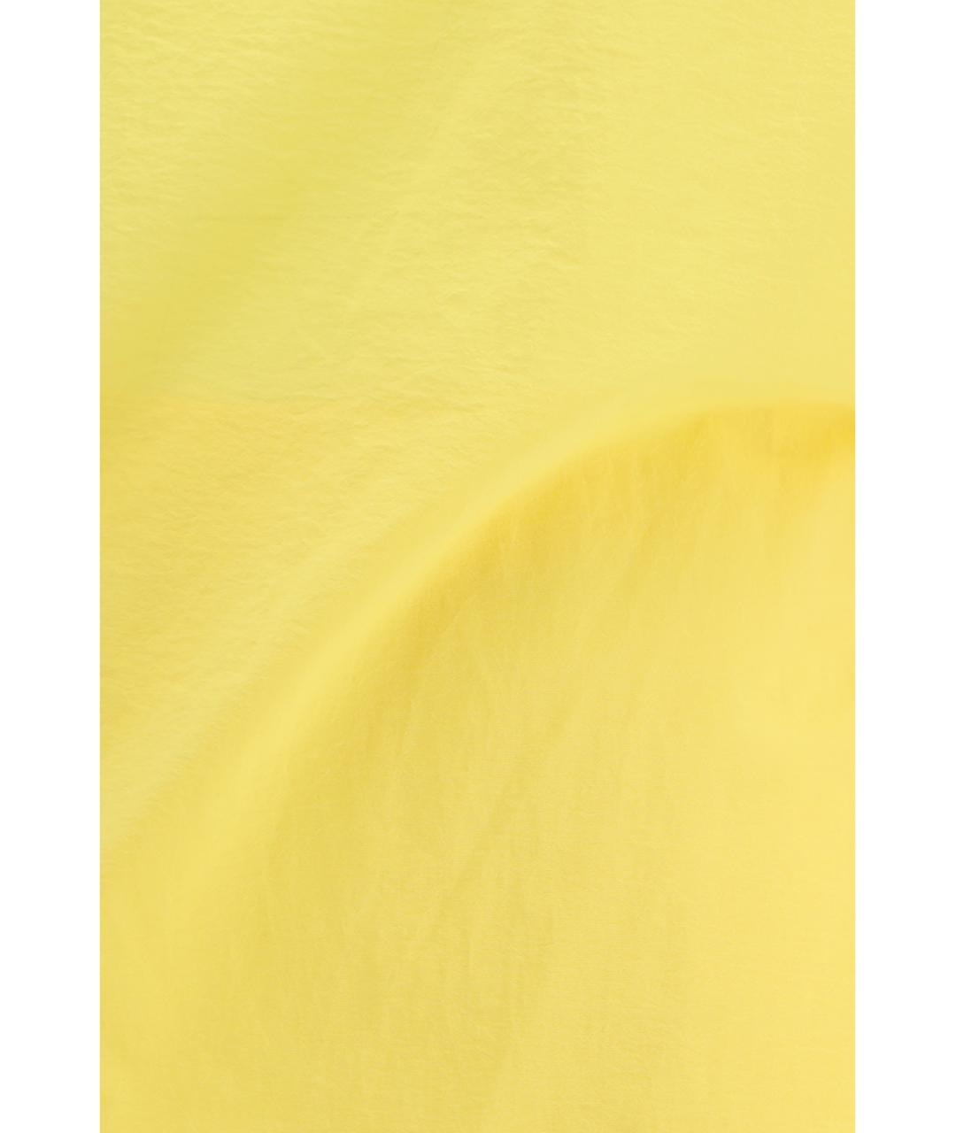 JACQUEMUS Желтое хлопковое повседневное платье, фото 3