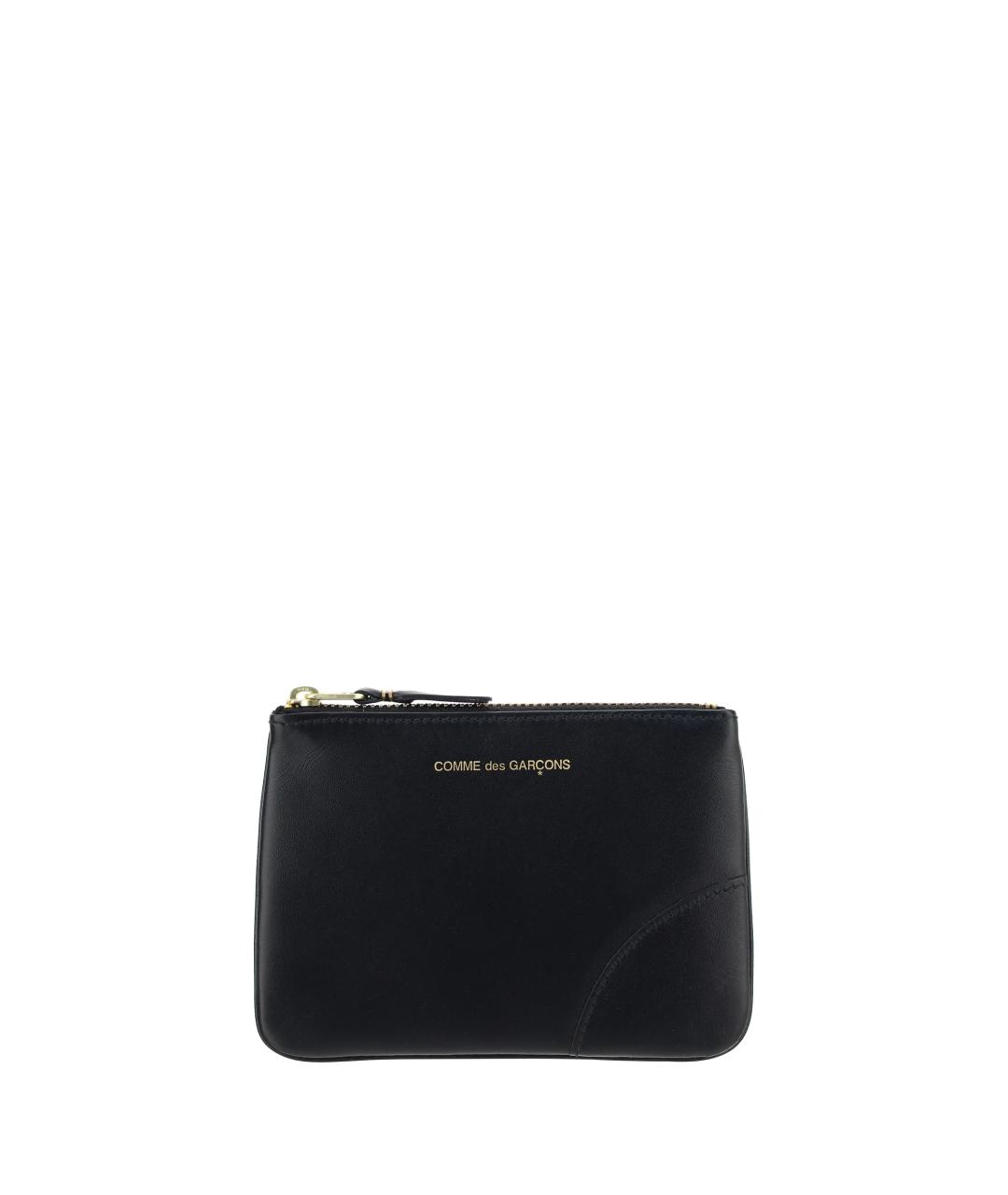 COMME DES GARÇONS Черный кожаный кардхолдер, фото 1