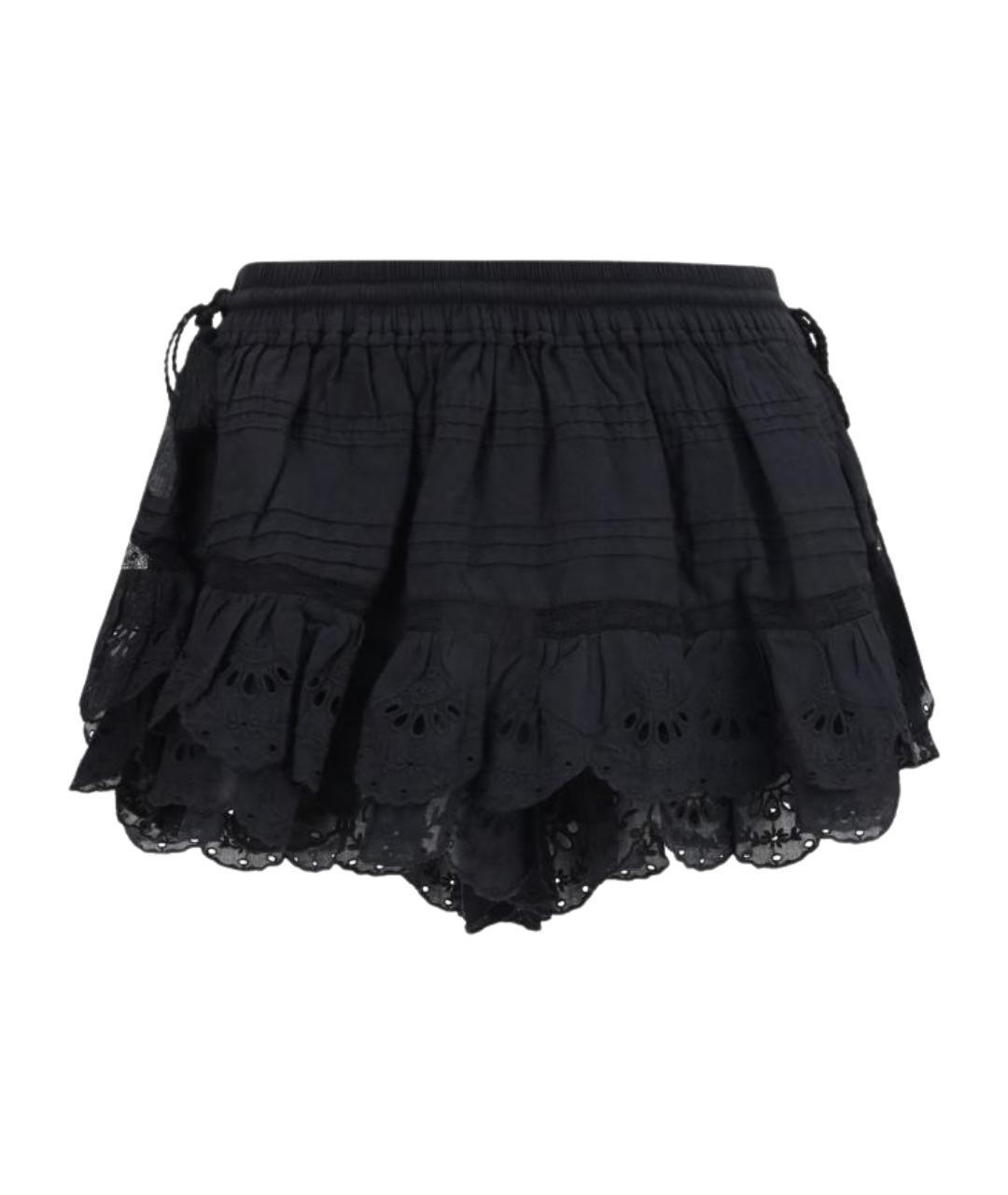 ISABEL MARANT ETOILE Черные хлопковые шорты, фото 1