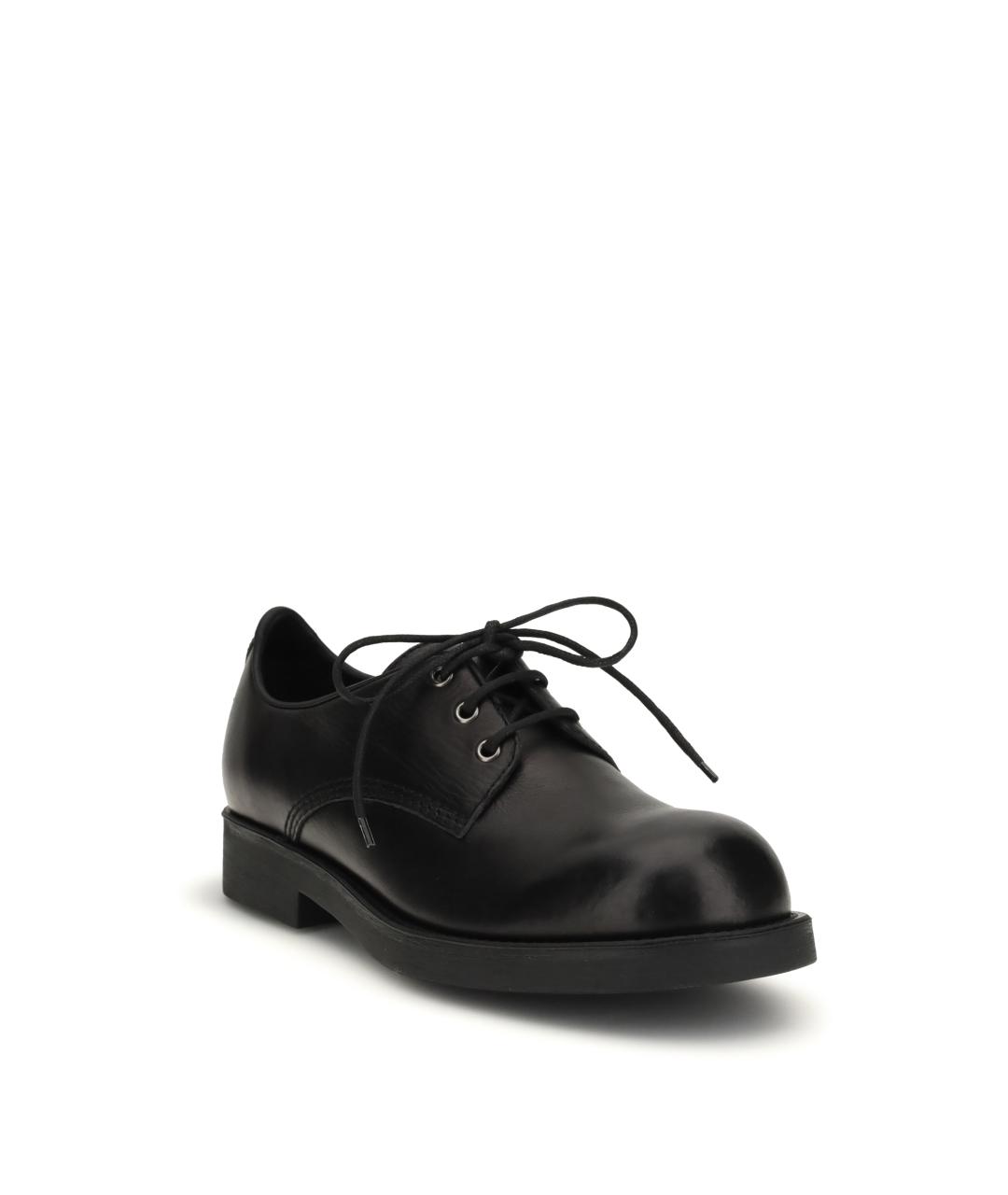 MM6 MAISON MARGIELA Черные кожаные туфли, фото 2