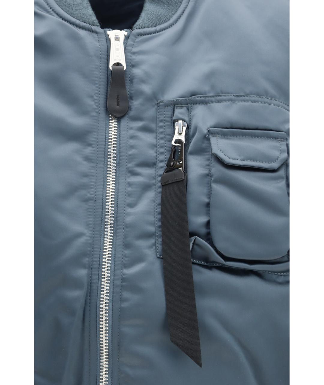 ALPHA INDUSTRIES Синий полиамидовый пиджак, фото 3