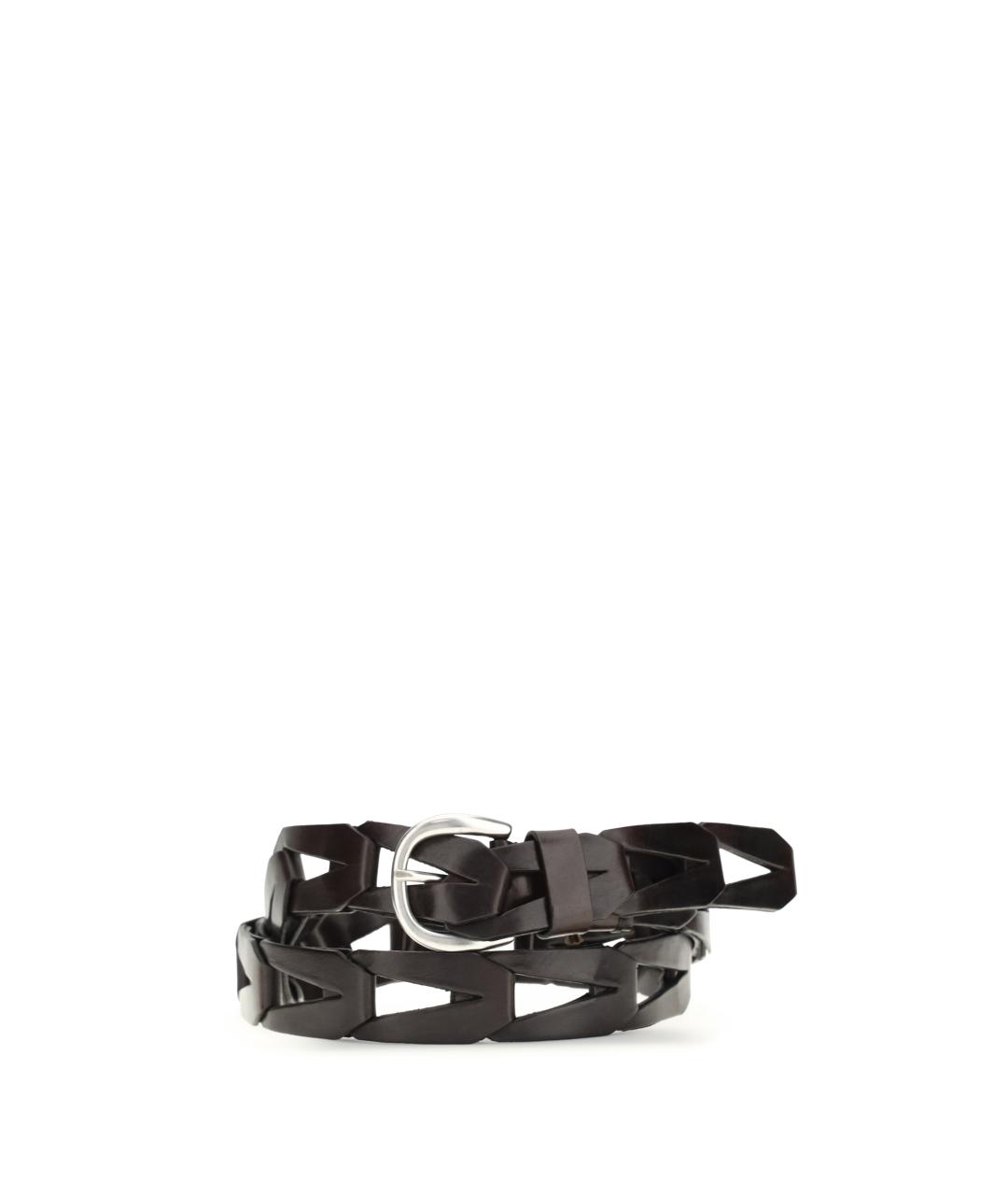 P.A.R.O.S.H. Коричневый кожаный ремень, фото 1