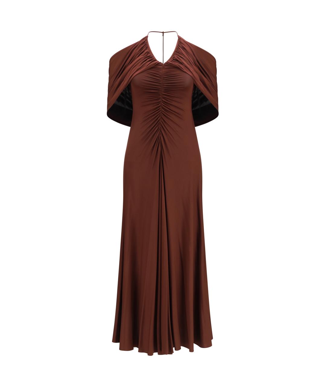 SELF-PORTRAIT Коричневое вечернее платье, фото 1